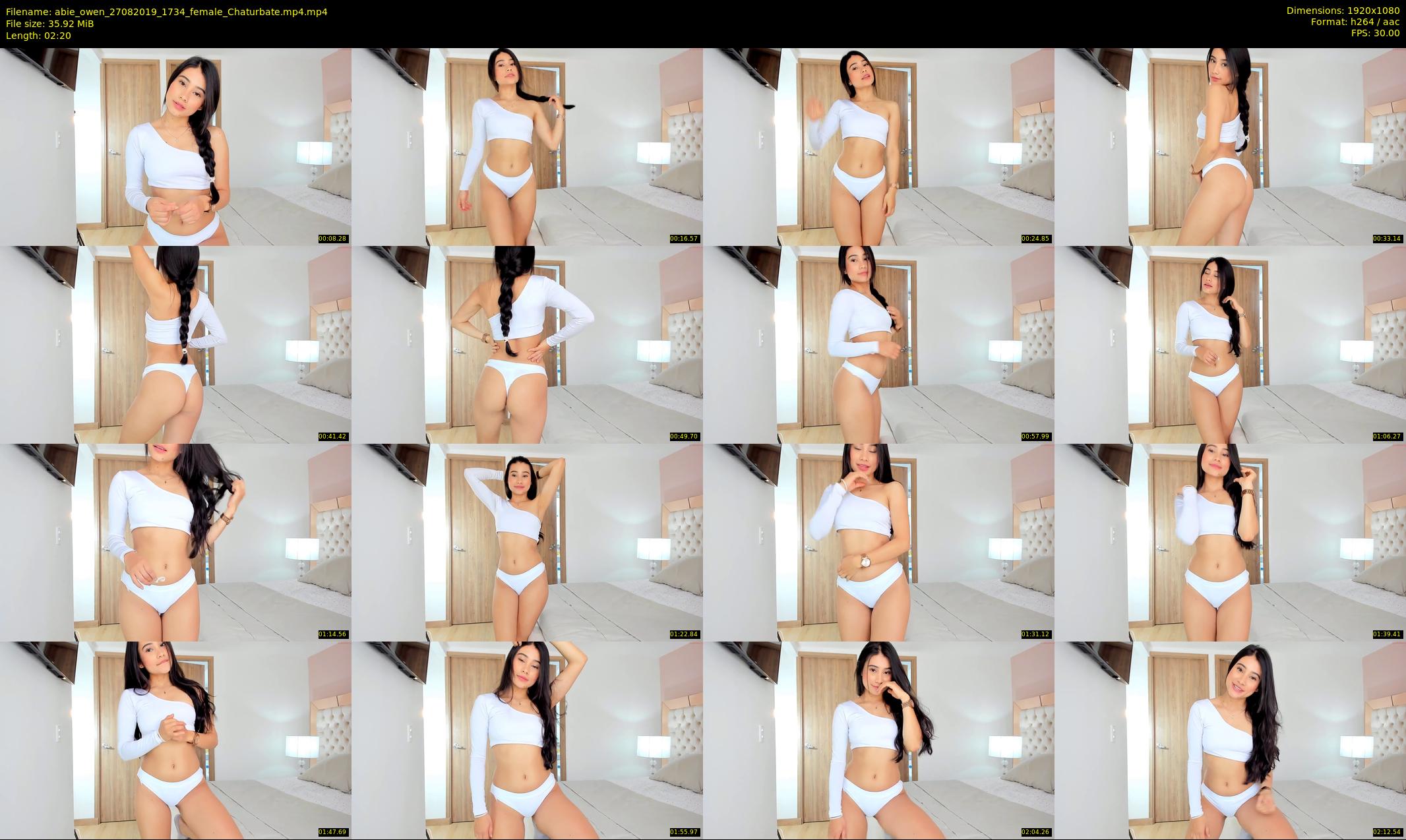 abie_owen — 3 minute Chaturbate female cam show recording, 1080p, Aug 27, 2019