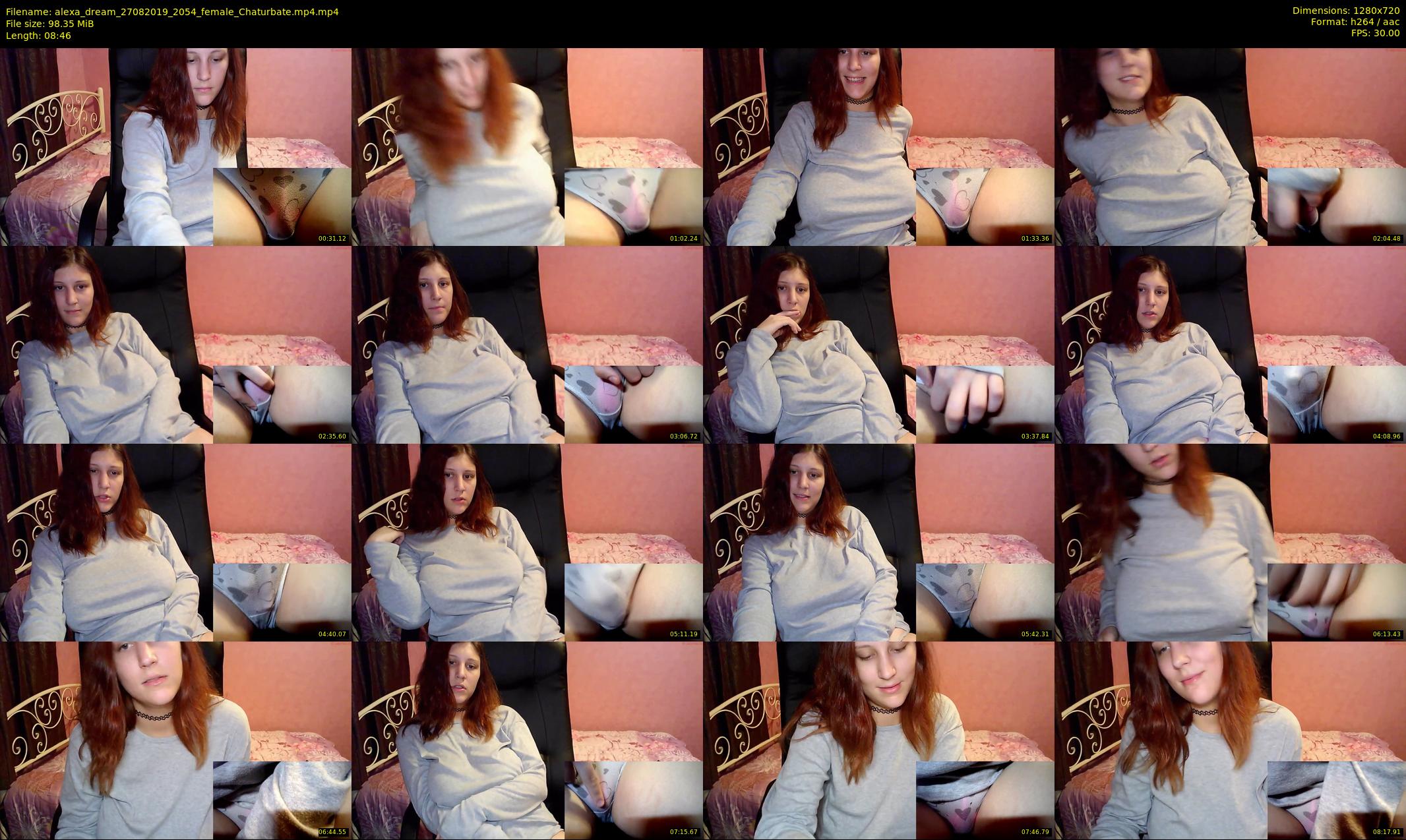 alexa_dream — 9 minute Chaturbate female cam show recording, 720p, Aug 27, 2019