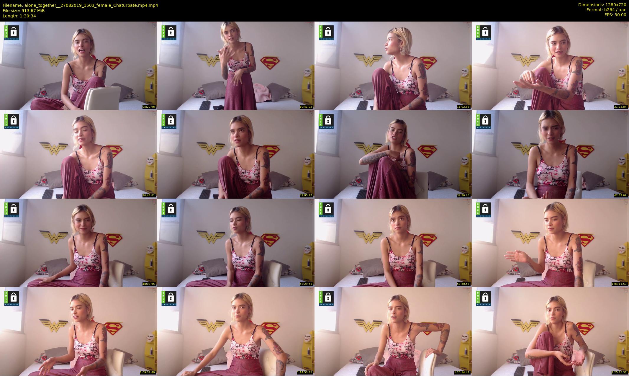 alone_together_ — 91 minute Chaturbate female cam show recording, 720p, Aug 27, 2019