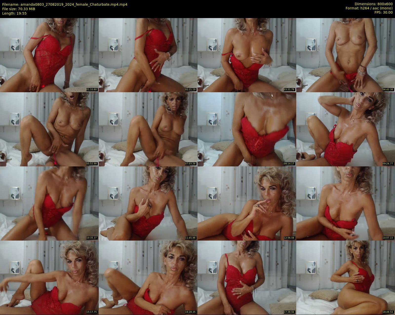 amanda0803 — 20 minute Chaturbate female cam show recording, 480p, Aug 27, 2019