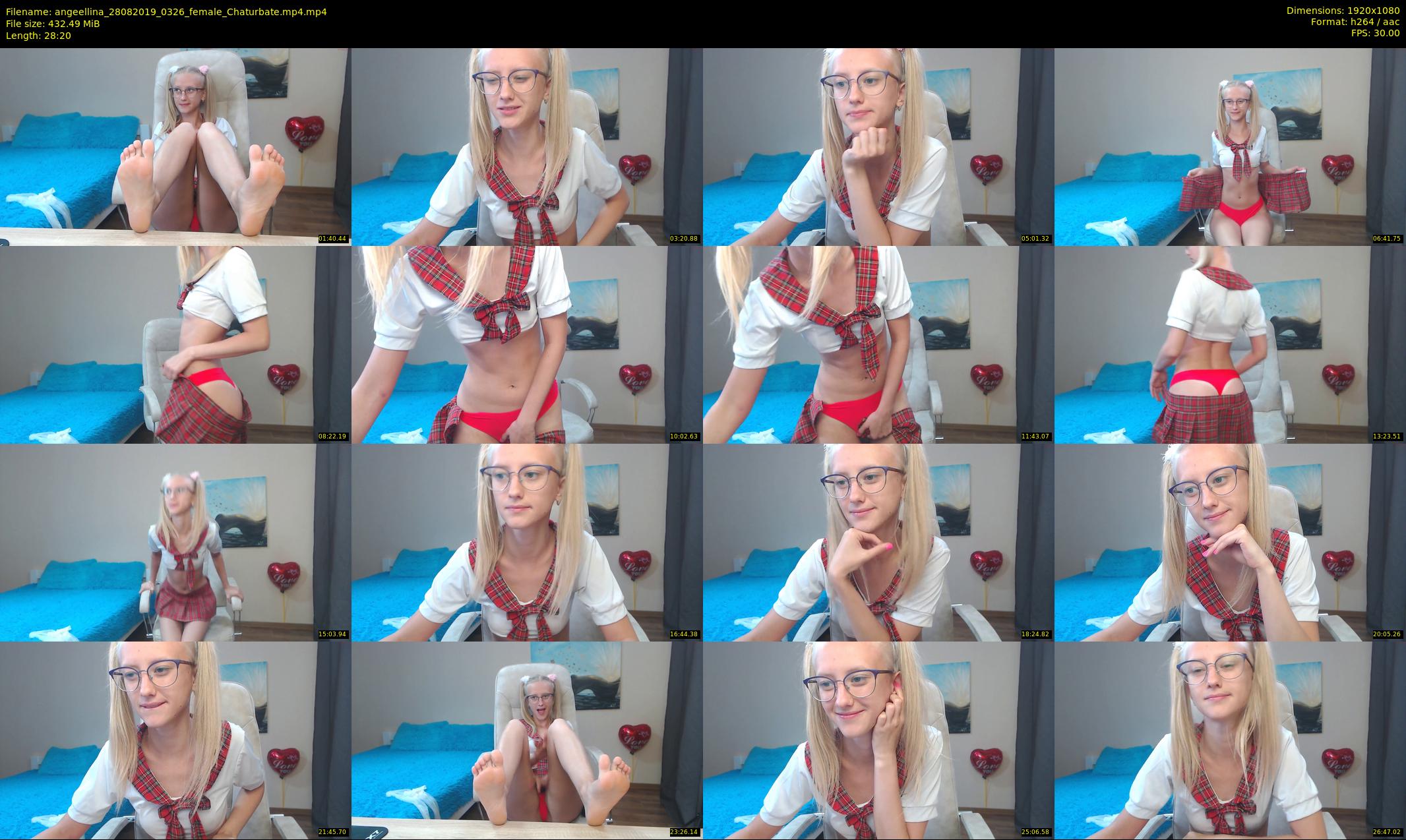 angeellina — 29 minute Chaturbate female cam show recording, 1080p, Aug 28, 2019