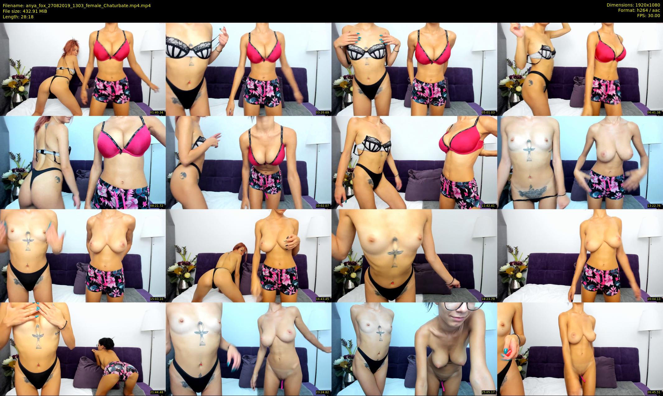 anya_fox — 29 minute Chaturbate female cam show recording, 1080p, Aug 27, 2019