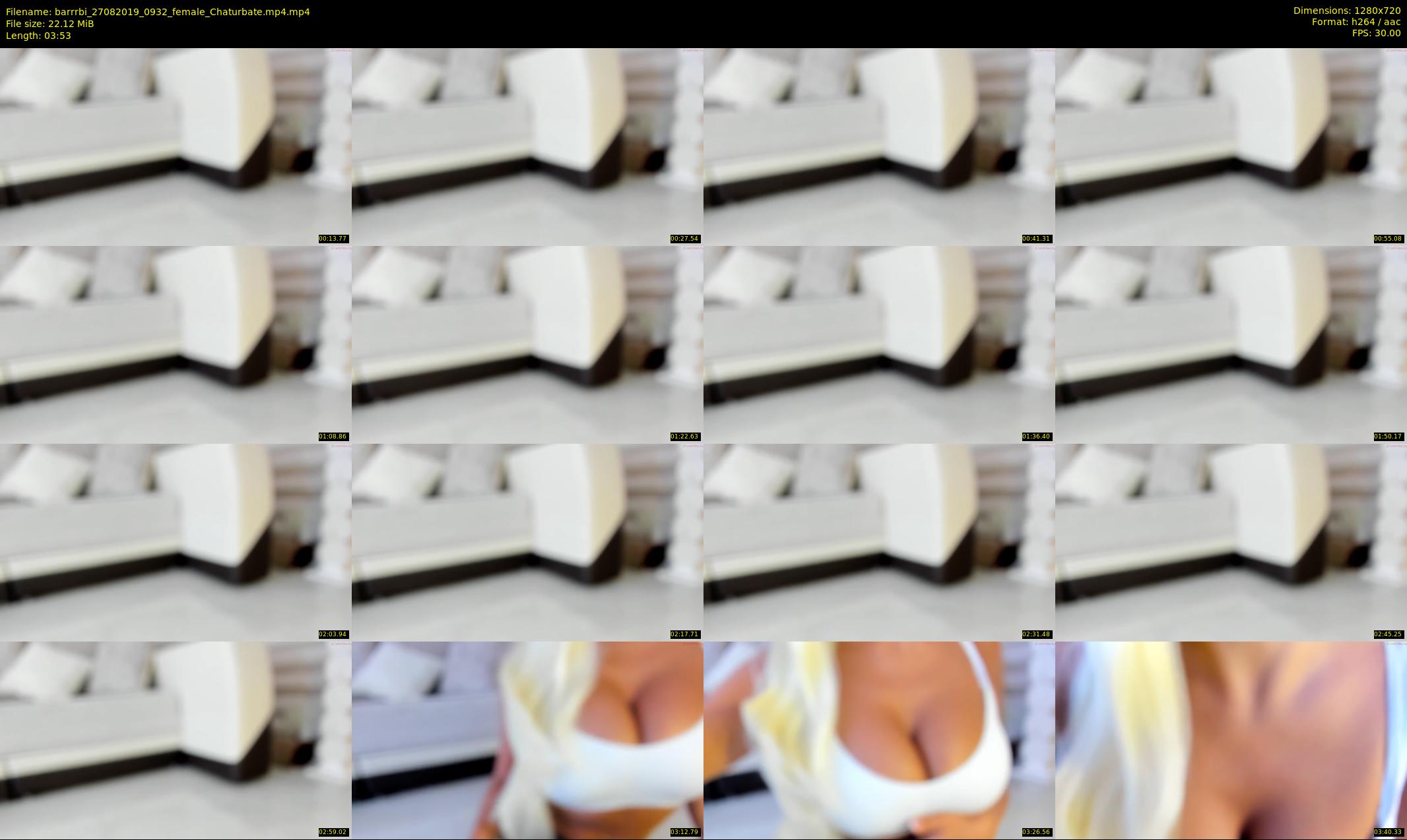 barrrbi — 4 minute Chaturbate female cam show recording, 720p, Aug 27, 2019