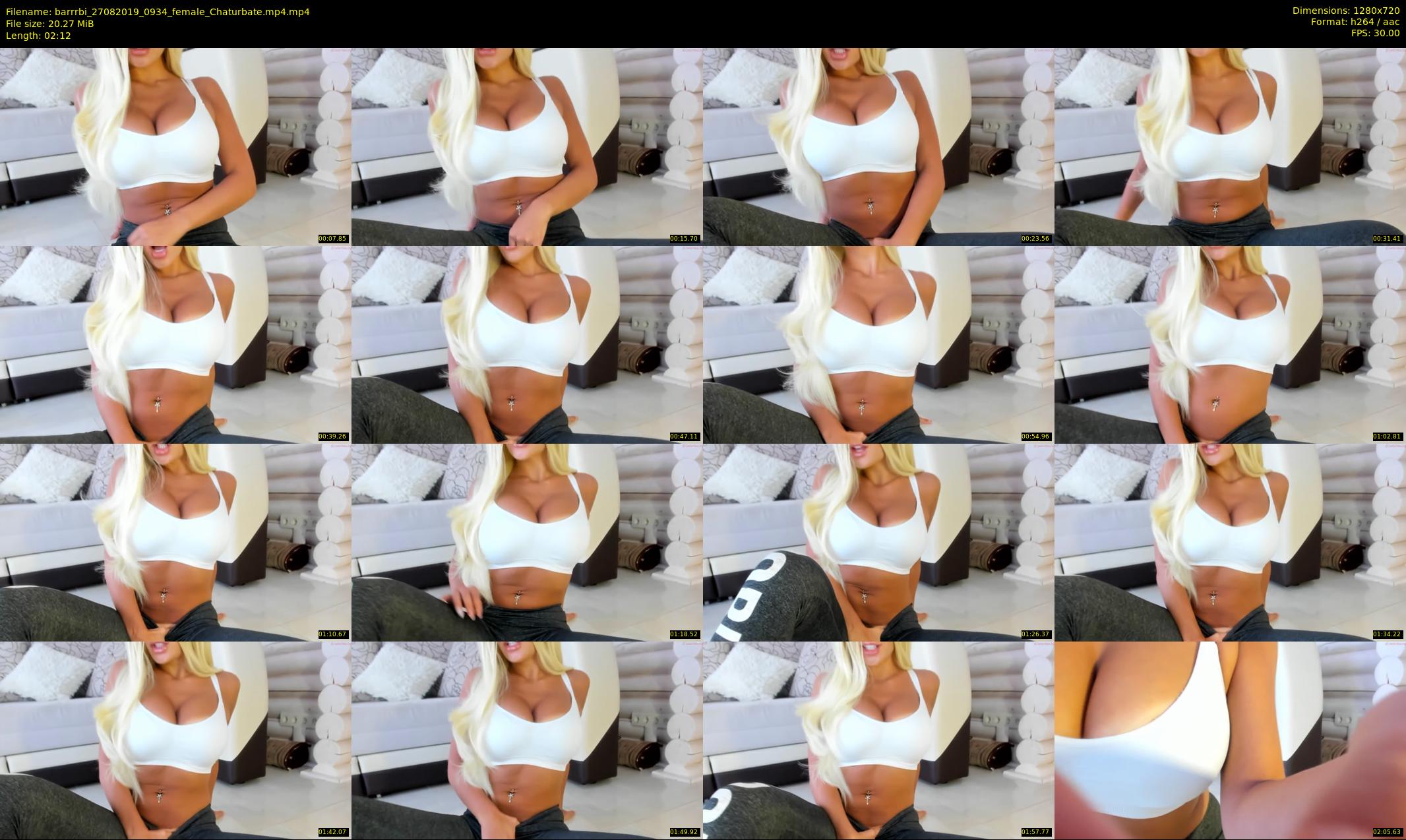 barrrbi — 3 minute Chaturbate female cam show recording, 720p, Aug 27, 2019
