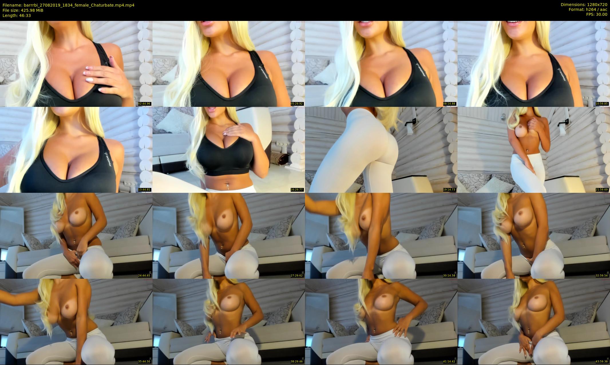 barrrbi — 47 minute Chaturbate female cam show recording, 720p, Aug 27, 2019
