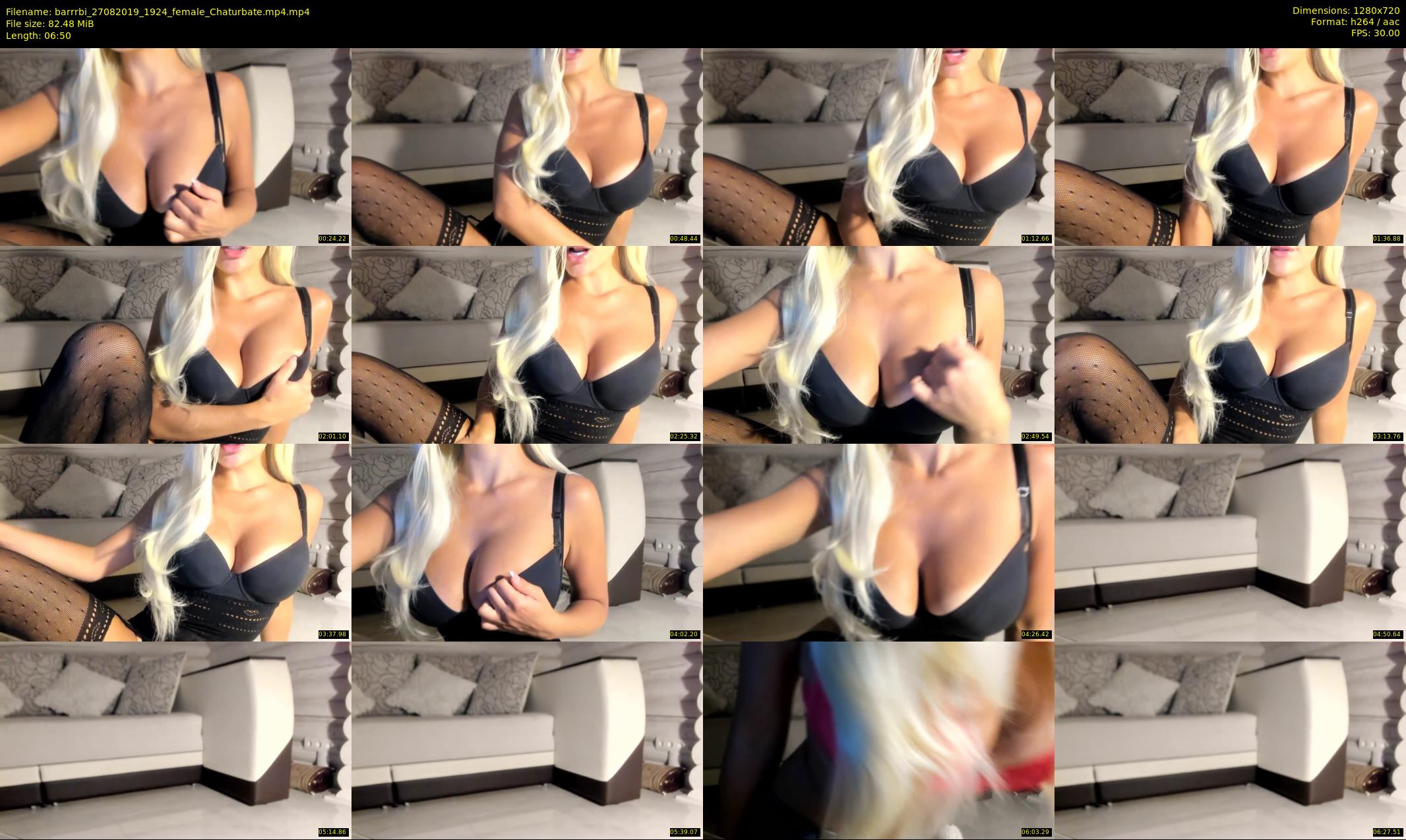 barrrbi — 7 minute Chaturbate female cam show recording, 720p, Aug 27, 2019