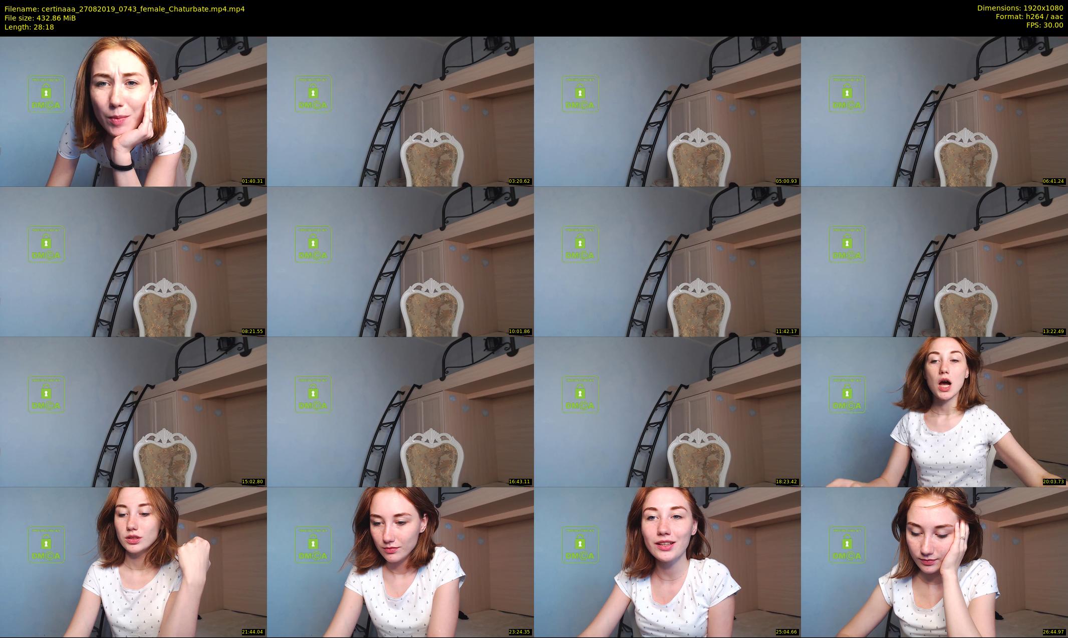 certinaaa — 29 minute Chaturbate female cam show recording, 1080p, Aug 27, 2019