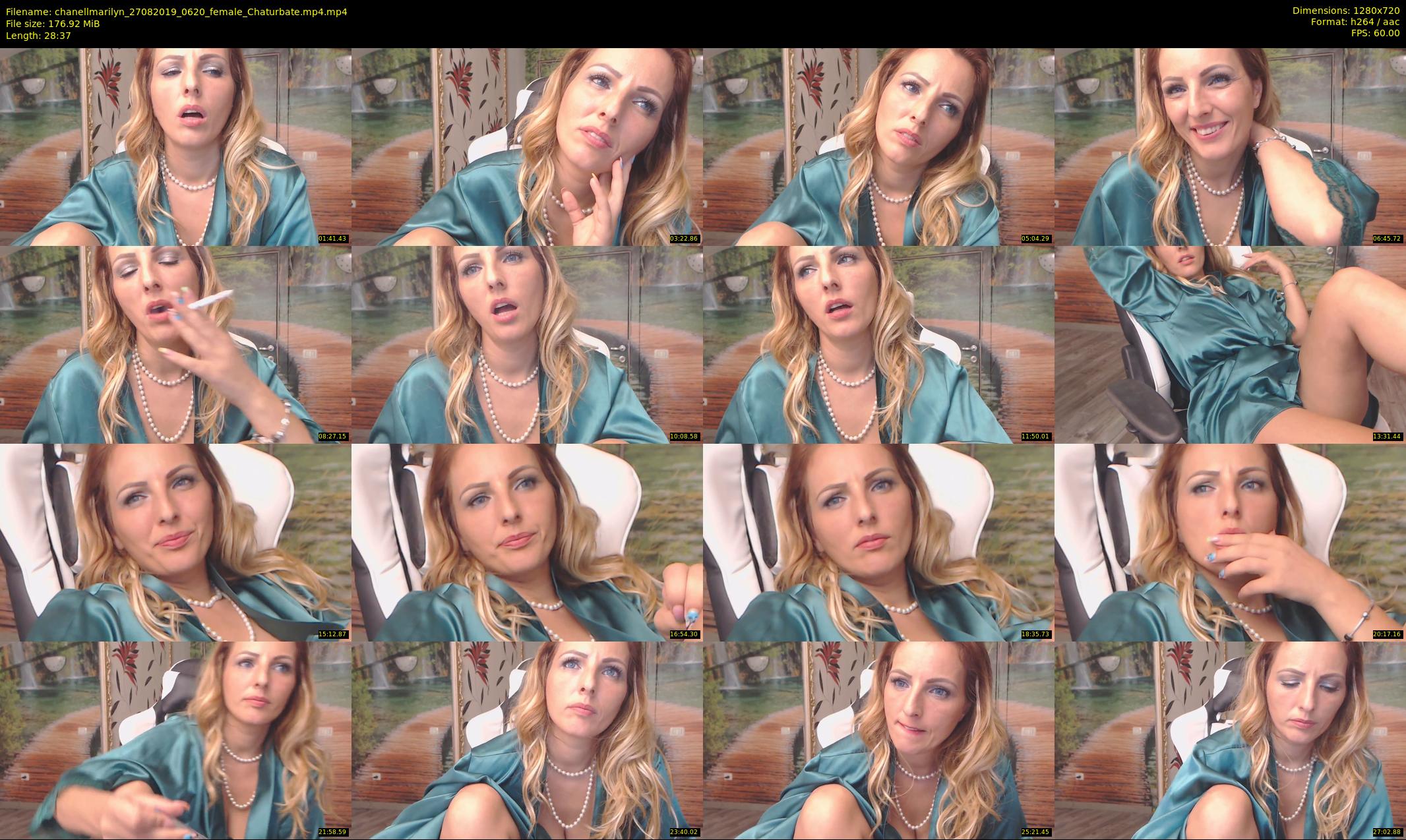 chanellmarilyn — 29 minute Chaturbate female cam show recording, 720p, Aug 27, 2019
