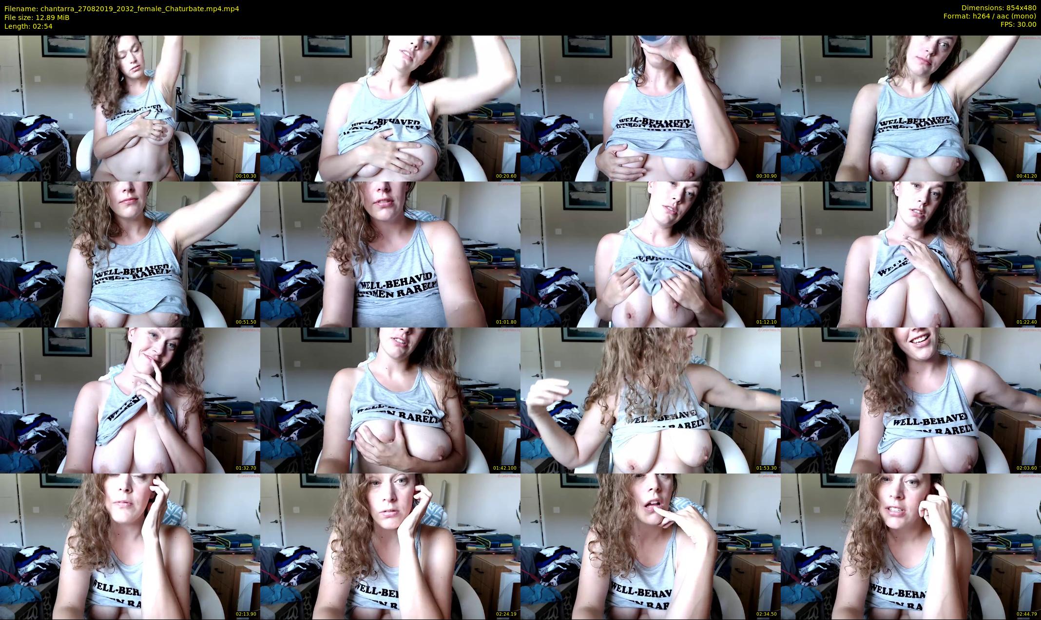 chantarra — 3 minute Chaturbate female cam show recording, 480p, Aug 27, 2019