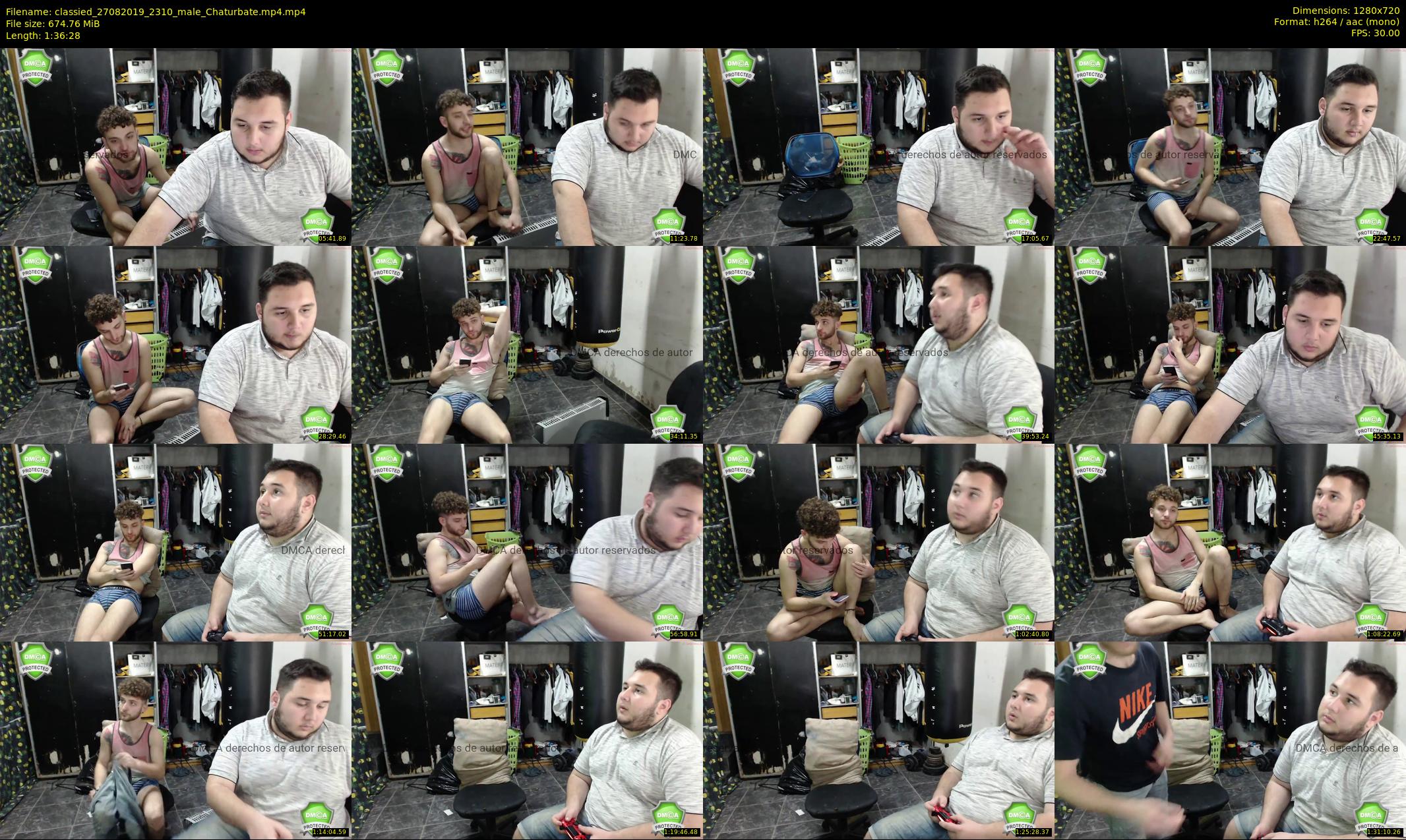 classied — 97 minute Chaturbate male cam show recording, 720p, Aug 27, 2019
