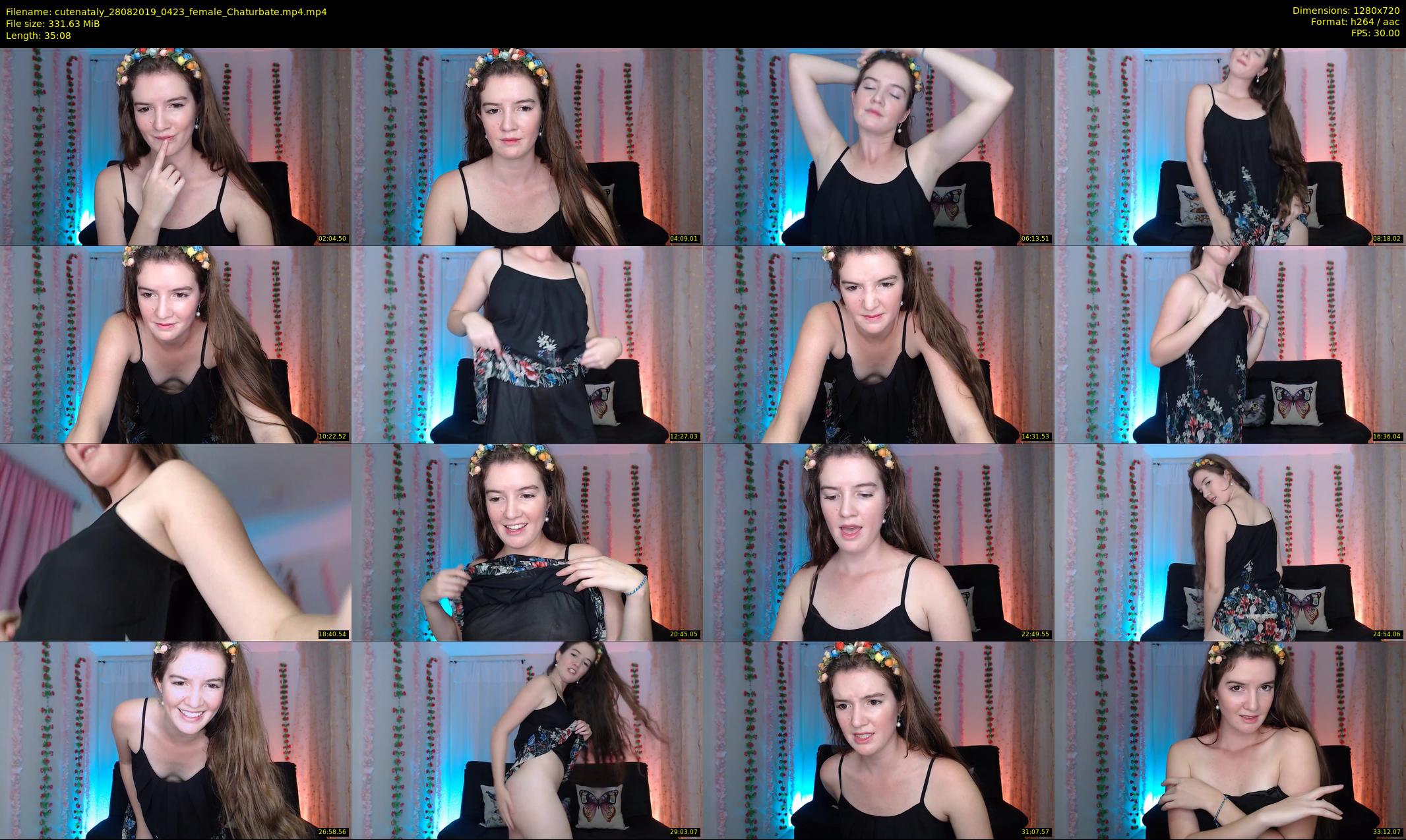 cutenataly — 36 minute Chaturbate female cam show recording, 720p, Aug 28, 2019