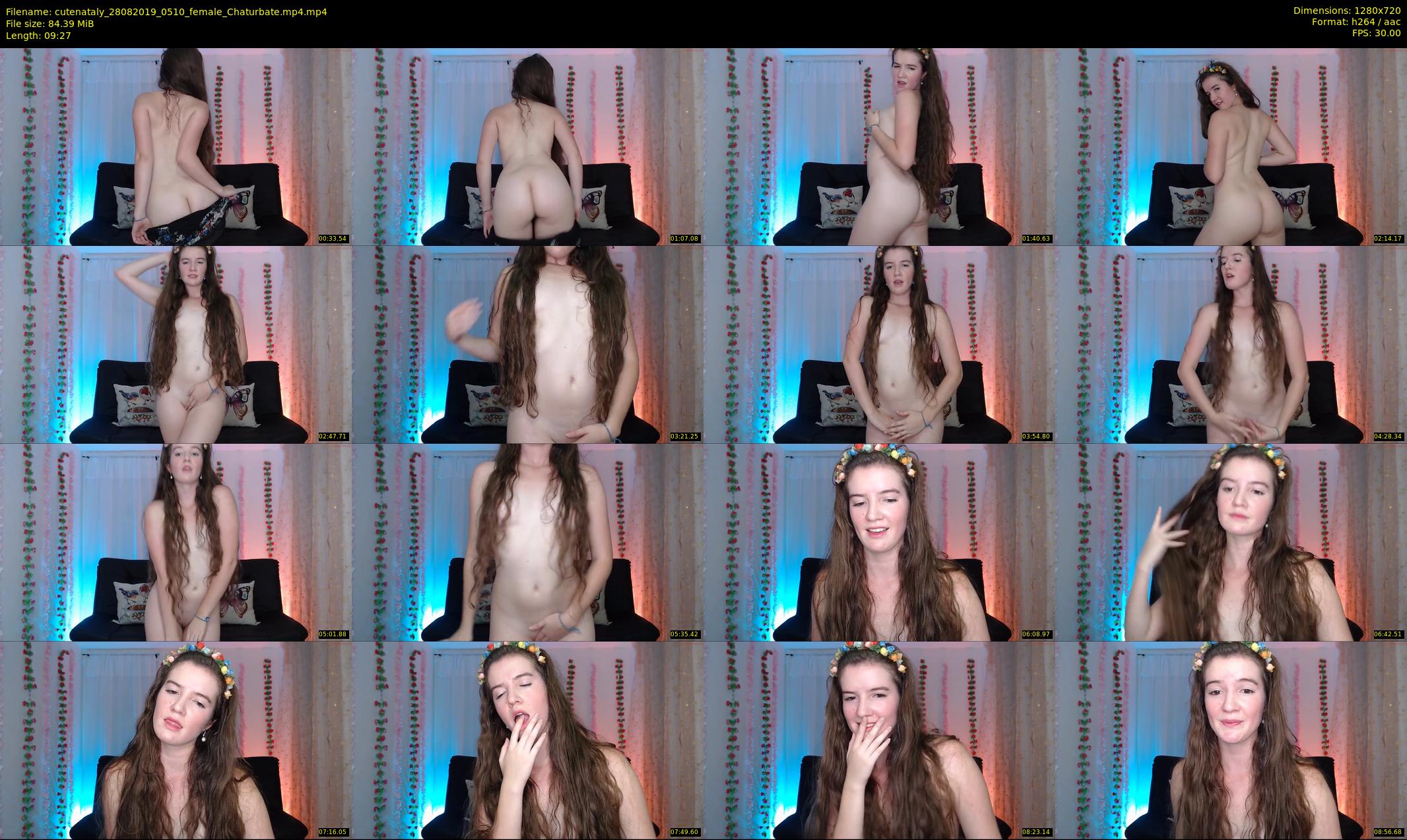 cutenataly — 10 minute Chaturbate female cam show recording, 720p, Aug 28, 2019