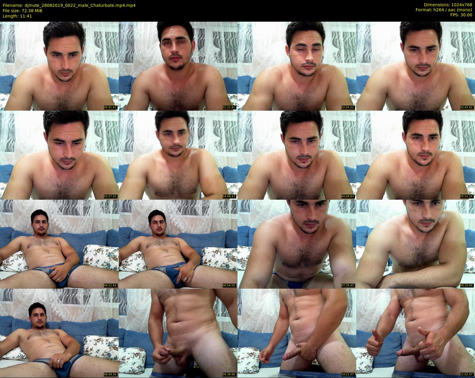 djmute — 12 minute Chaturbate male cam show recording, 720p, Aug 28, 2019