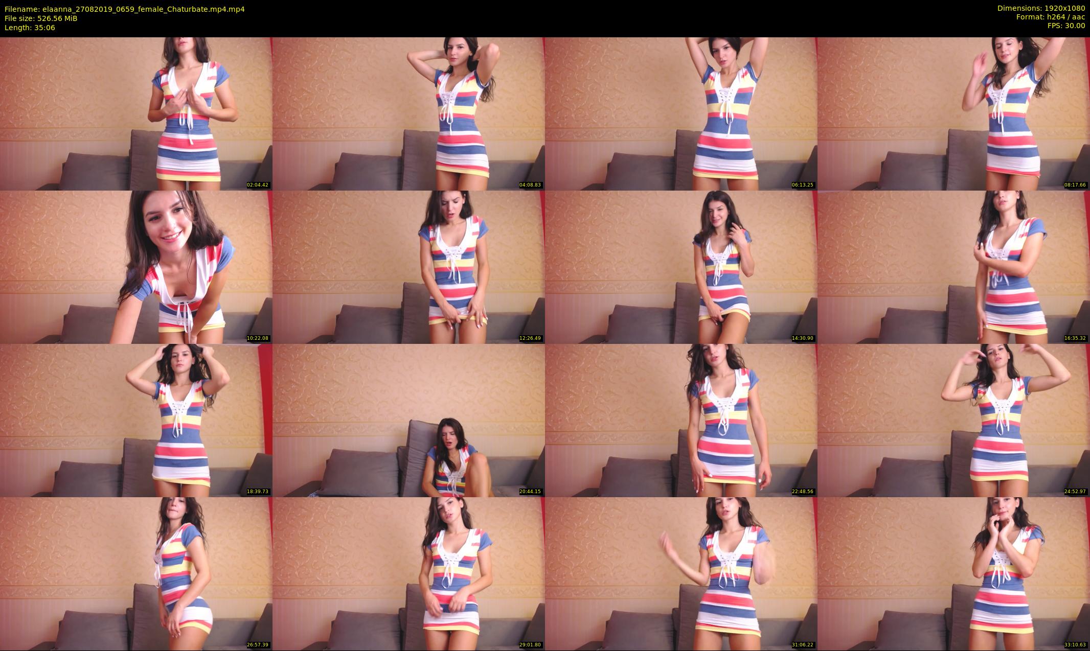 elaanna — 36 minute Chaturbate female cam show recording, 1080p, Aug 27, 2019