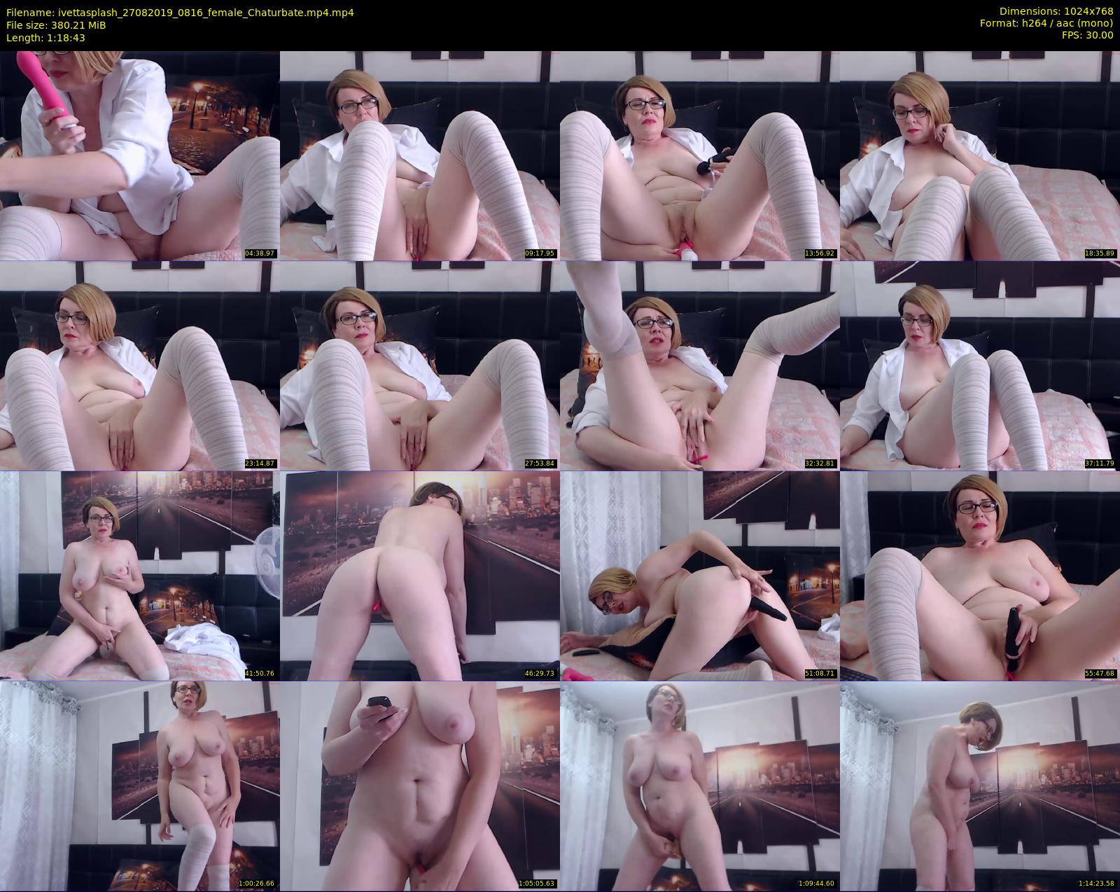 ivettasplash — 79 minute Chaturbate female cam show recording, 720p, Aug 27, 2019