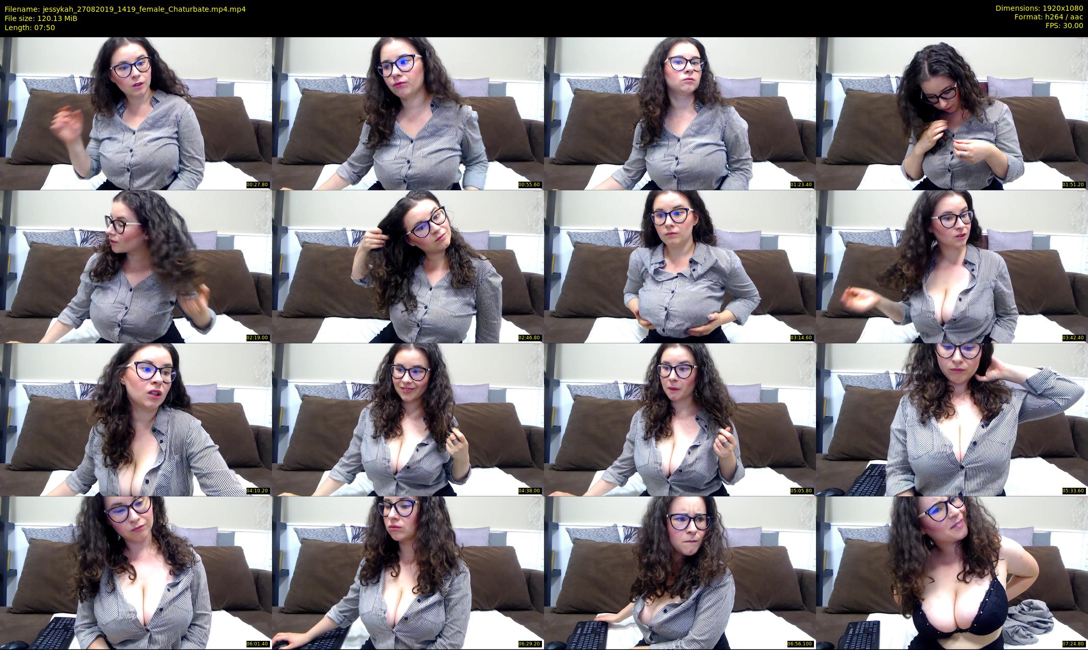 jessykah — 8 minute Chaturbate female cam show recording, 1080p, Aug 27, 2019