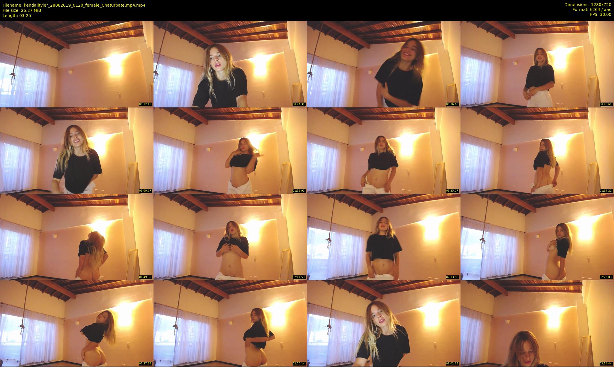 kendalltyler — 4 minute Chaturbate female cam show recording, 720p, Aug 28, 2019