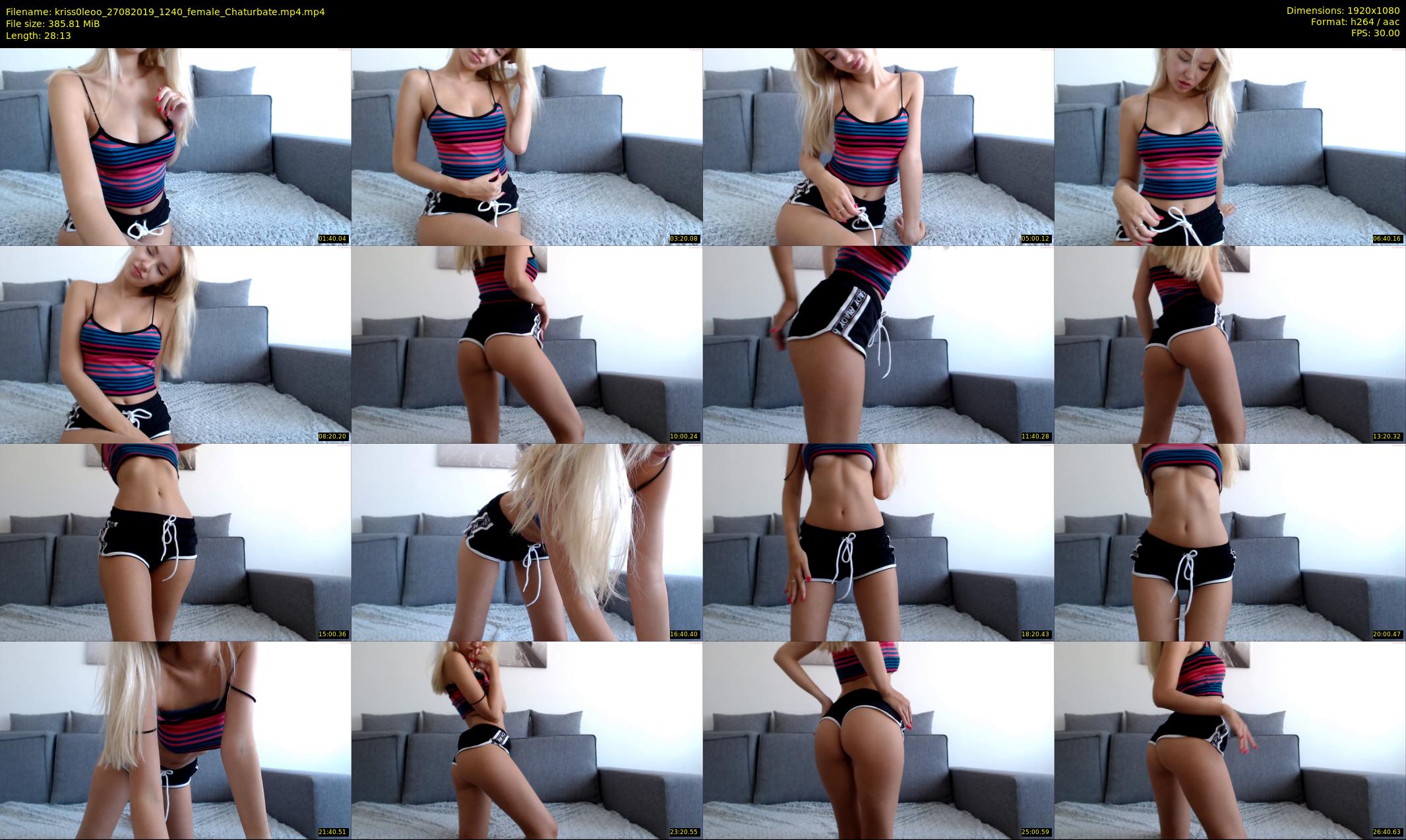 kriss0leoo — 29 minute Chaturbate couple cam show recording, 1080p, Aug 27, 2019