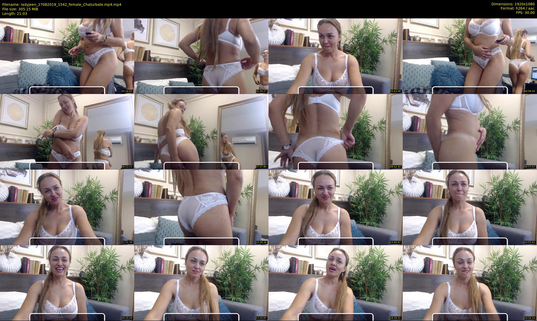 ladyjeen — 22 minute Chaturbate female cam show recording, 1080p, Aug 27, 2019