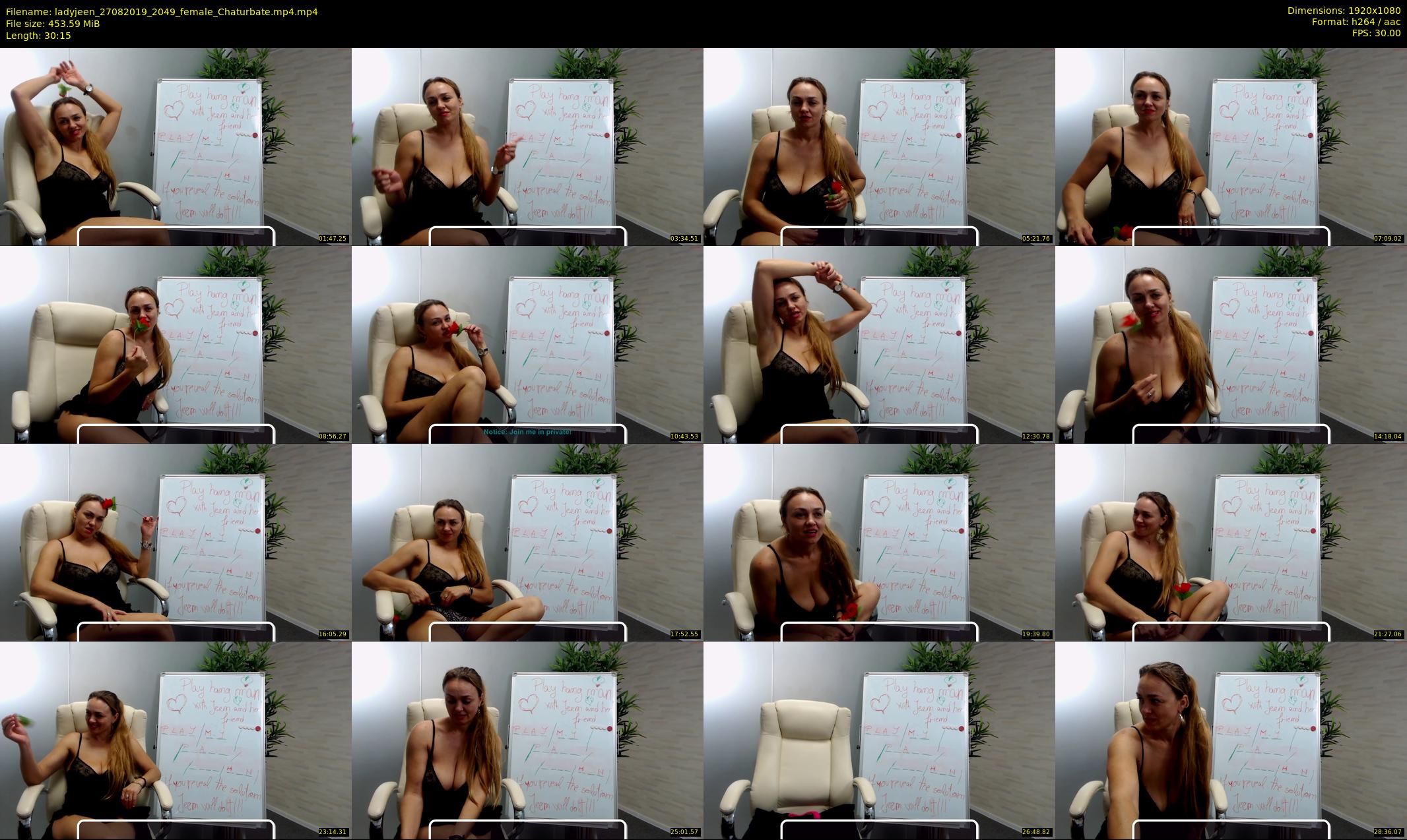 ladyjeen — 31 minute Chaturbate female cam show recording, 1080p, Aug 27, 2019