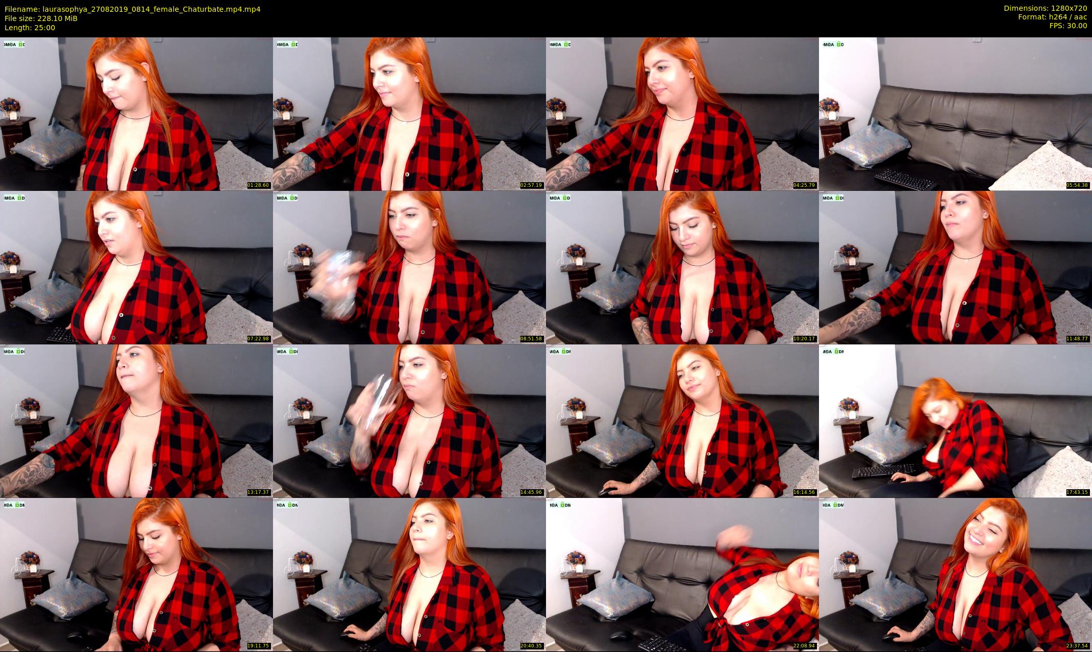 laurasophya — 25 minute Chaturbate female cam show recording, 720p, Aug 27, 2019