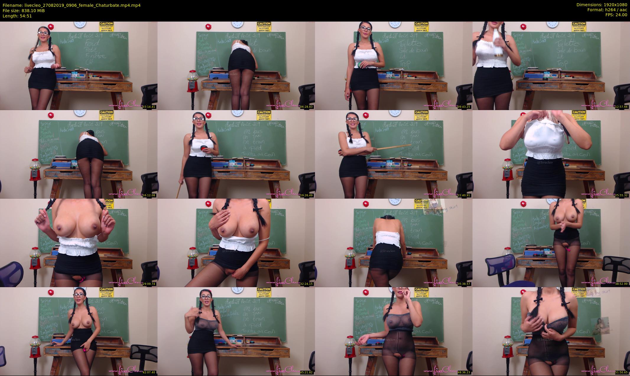 livecleo — 55 minute Chaturbate female cam show recording, 1080p, Aug 27, 2019