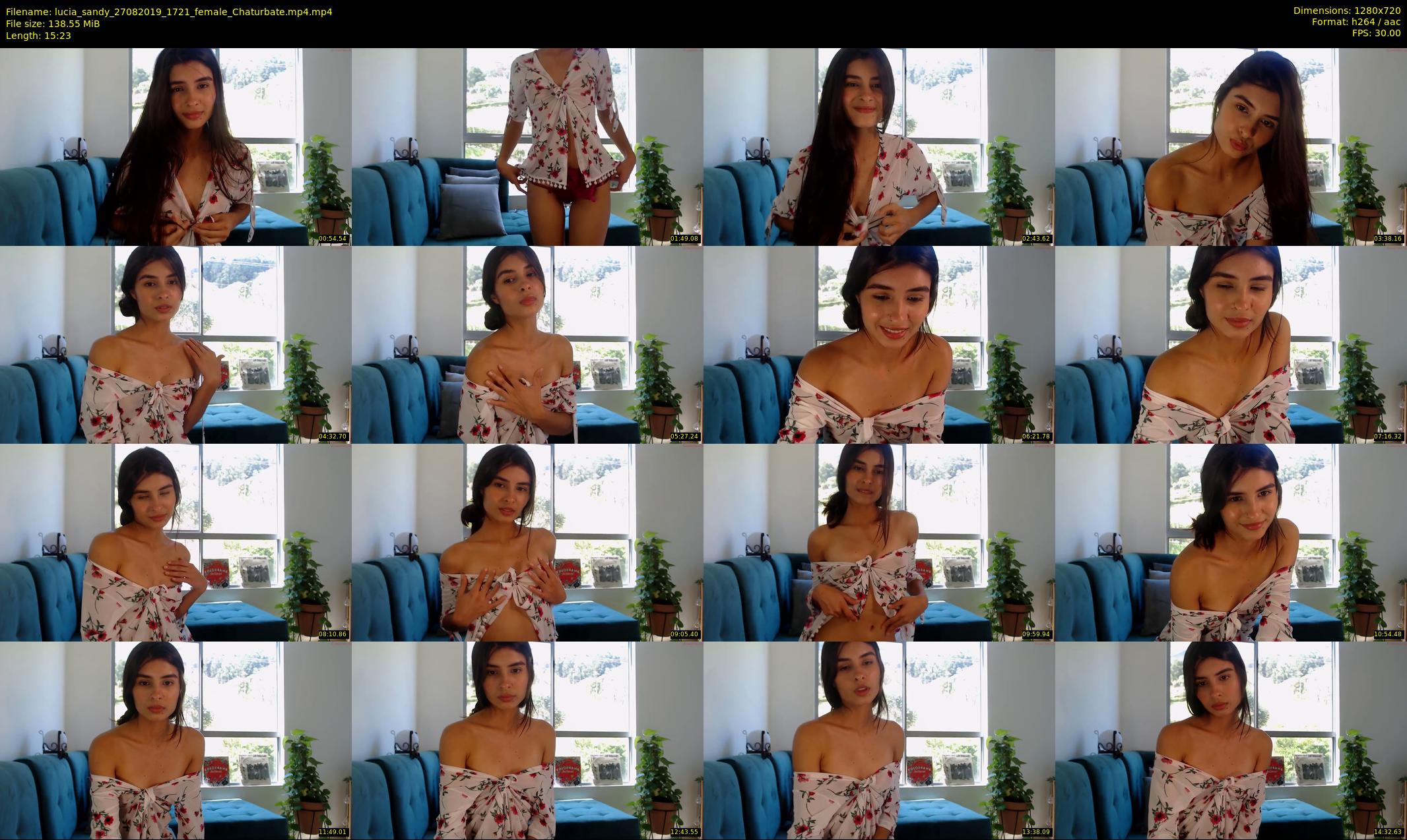 lucia_sandy — 16 minute Chaturbate female cam show recording, 720p, Aug 27, 2019