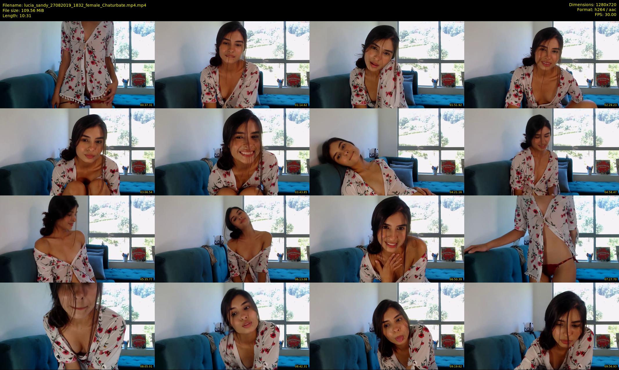 lucia_sandy — 11 minute Chaturbate female cam show recording, 720p, Aug 27, 2019