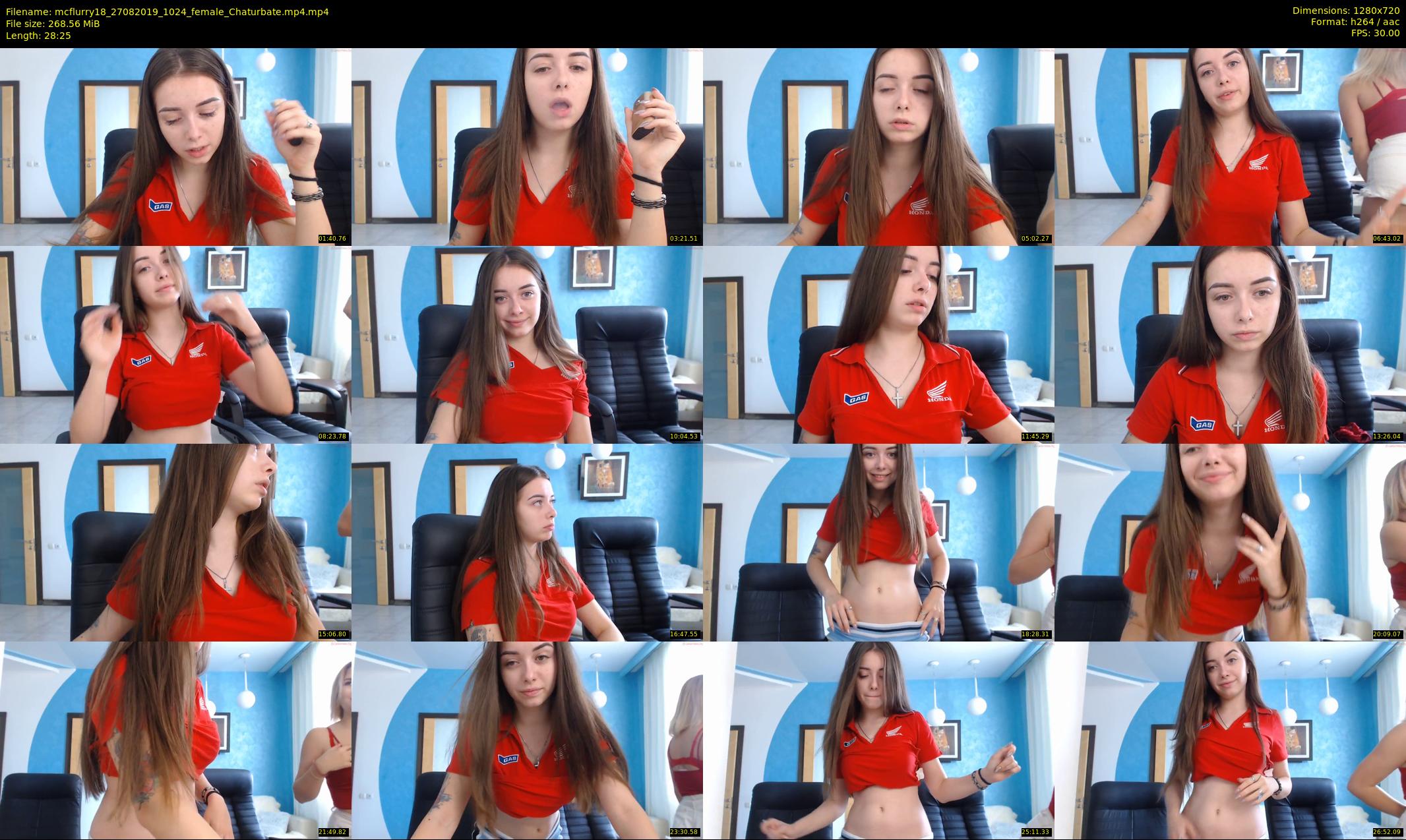 mcflurry18 — 29 minute Chaturbate female cam show recording, 720p, Aug 27, 2019