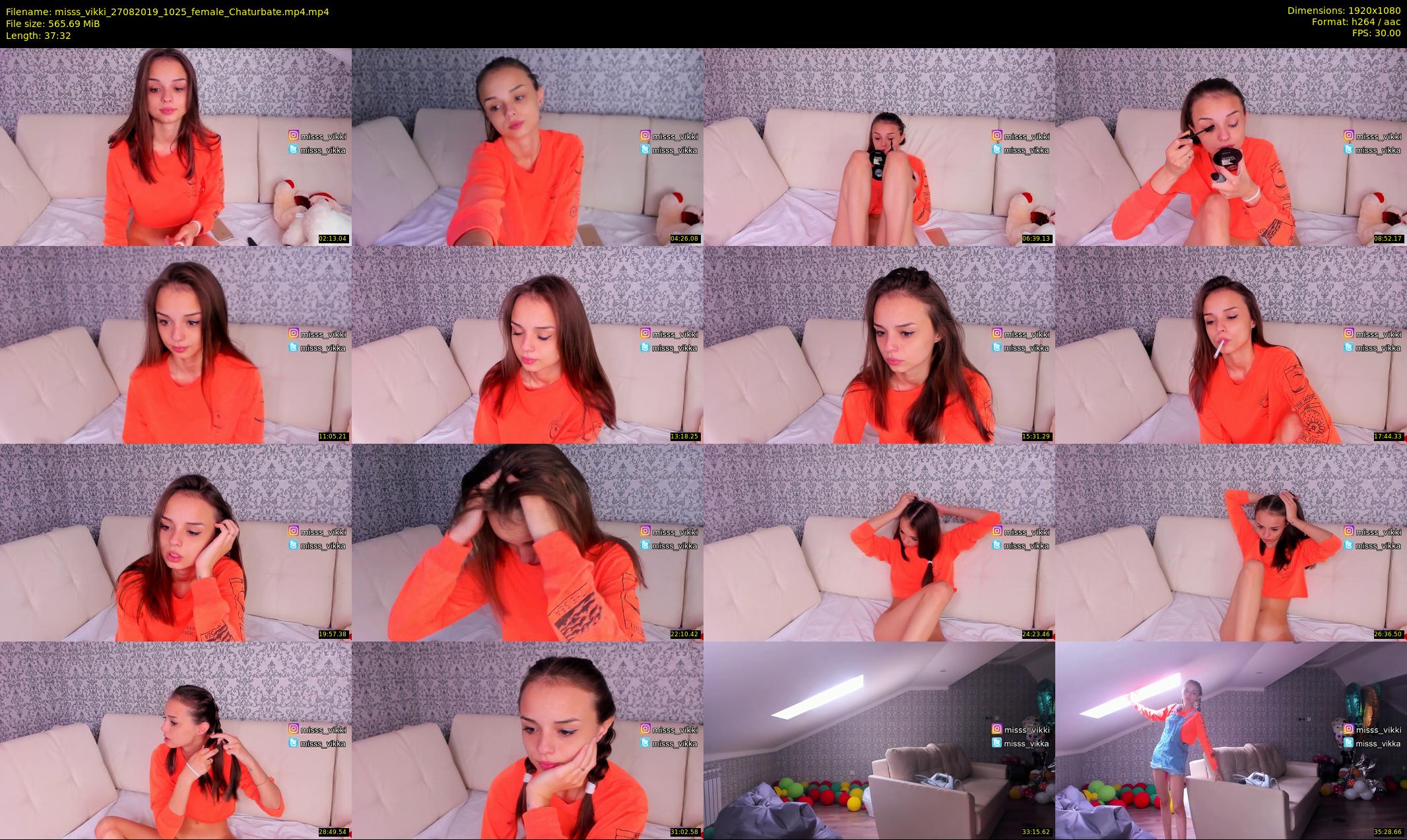 misss_vikki — 38 minute Chaturbate female cam show recording, 1080p, Aug 27, 2019