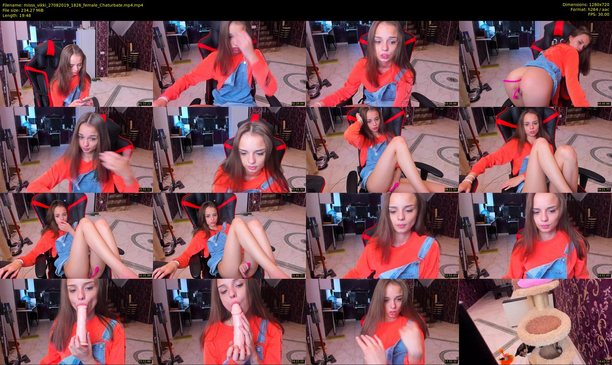 misss_vikki — 20 minute Chaturbate female cam show recording, 720p, Aug 27, 2019