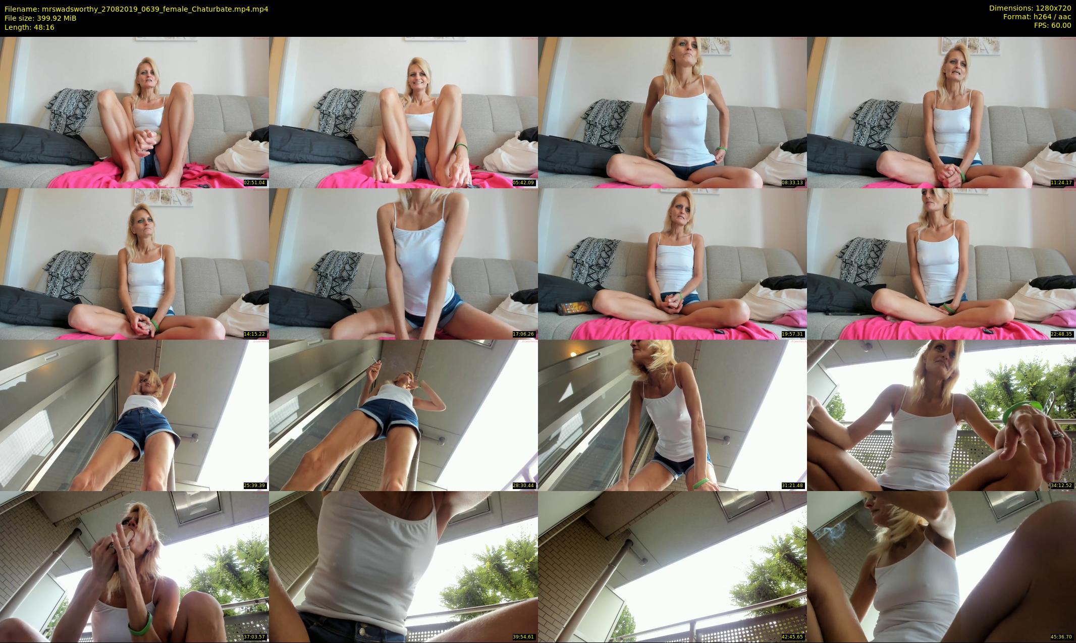 mrswadsworthy — 49 minute Chaturbate female cam show recording, 720p, Aug 27, 2019