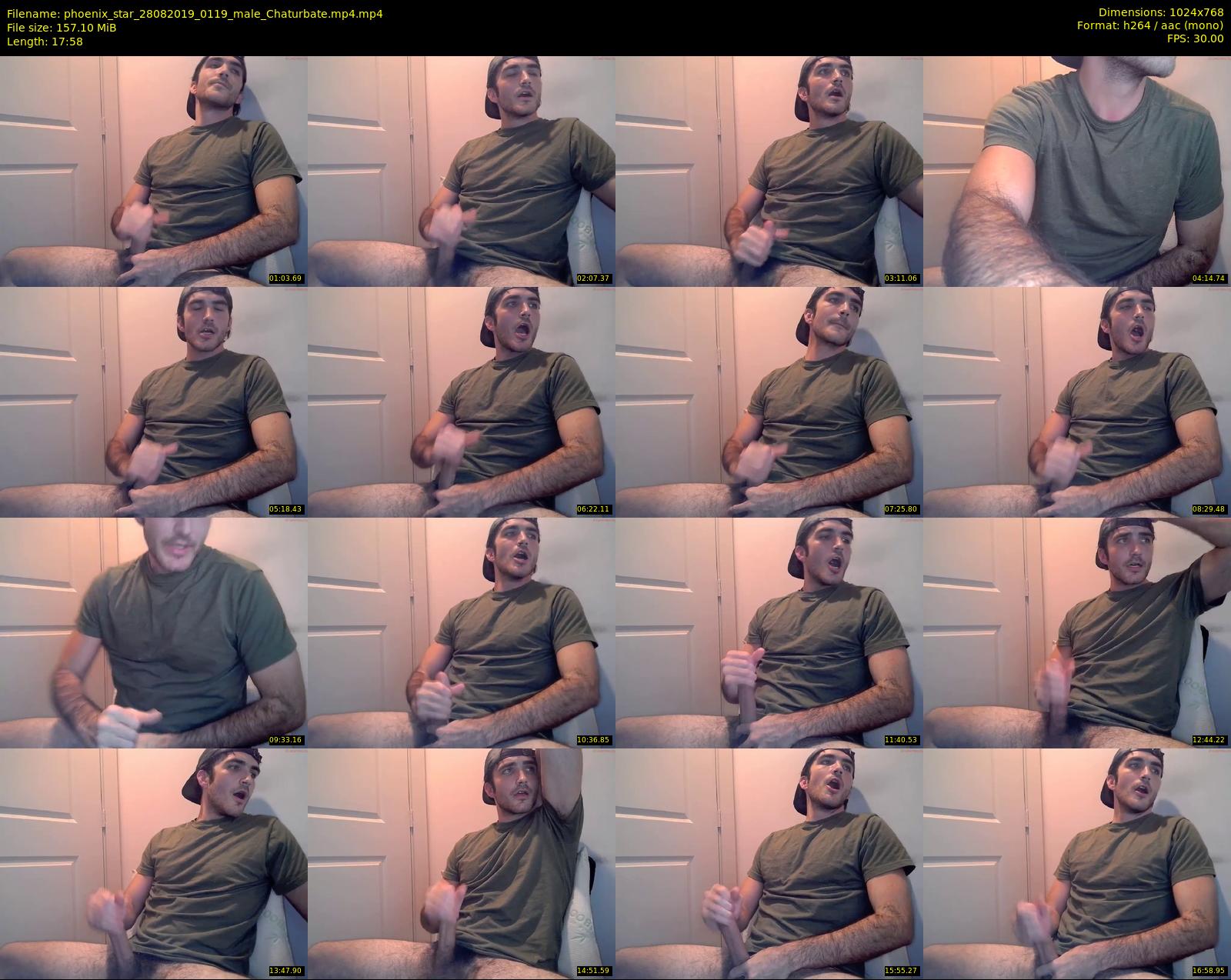 phoenix_star — 18 minute Chaturbate male cam show recording, 720p, Aug 28, 2019