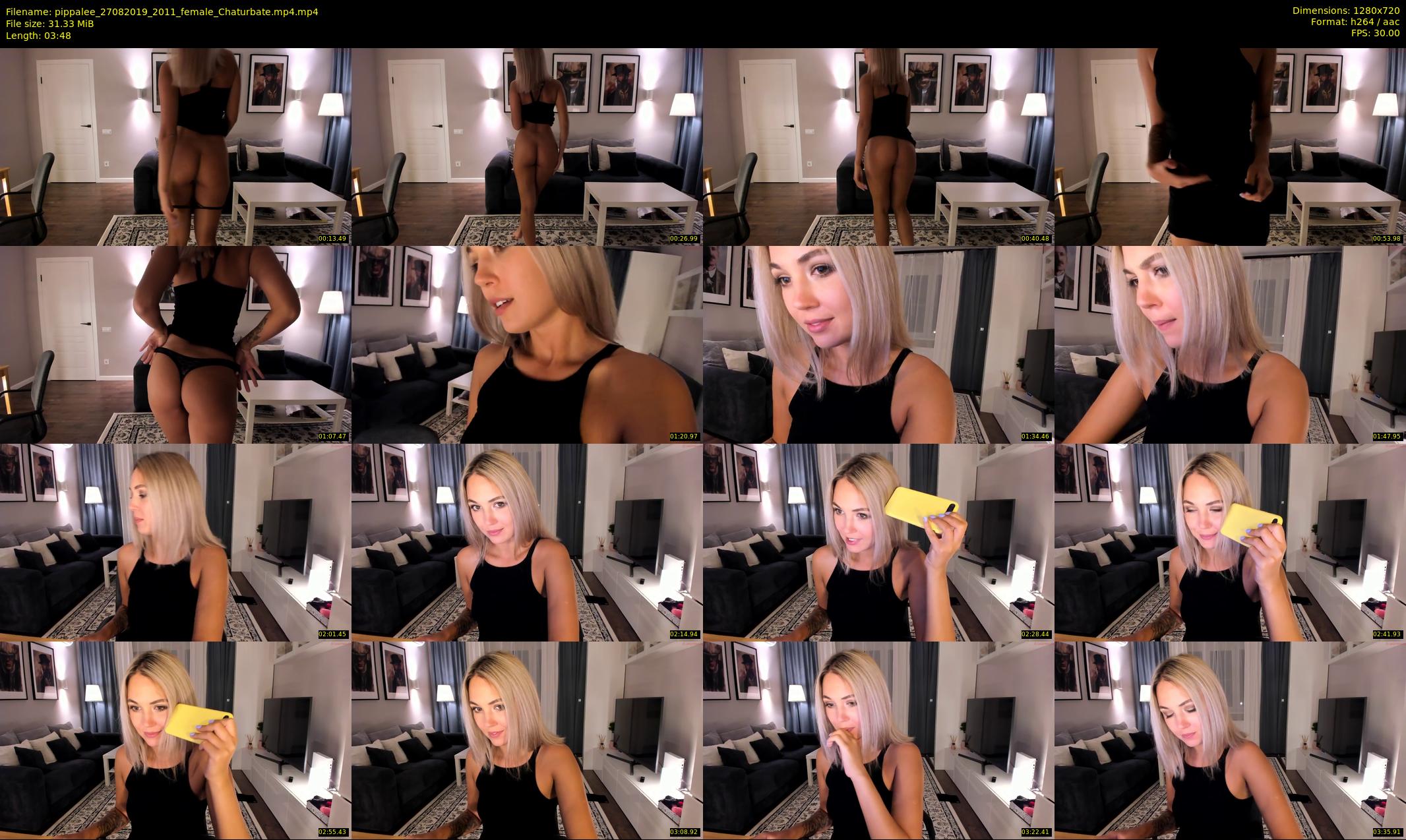 pippalee — 4 minute Chaturbate female cam show recording, 720p, Aug 27, 2019