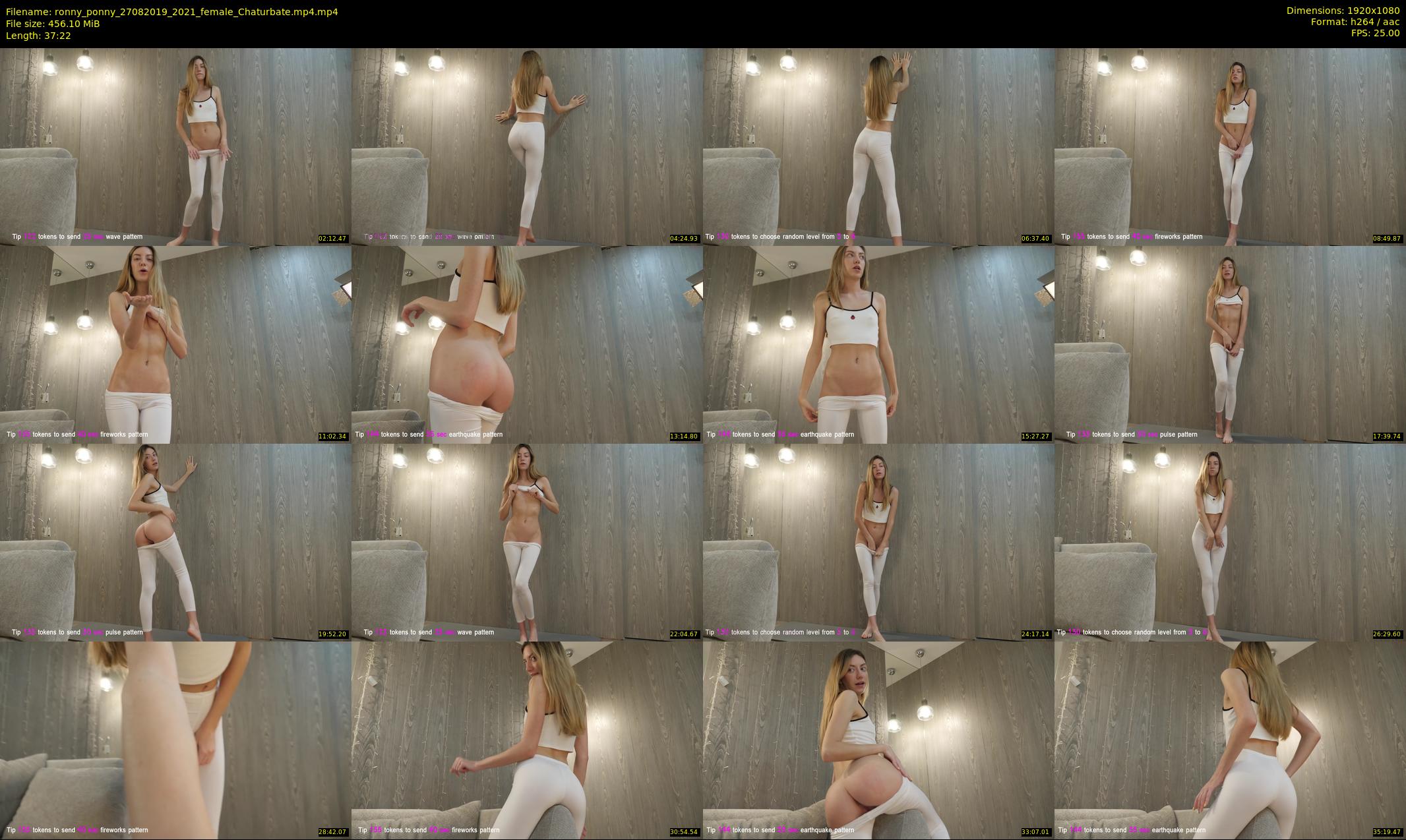 ronny_ponny — 38 minute Chaturbate female cam show recording, 1080p, Aug 27, 2019