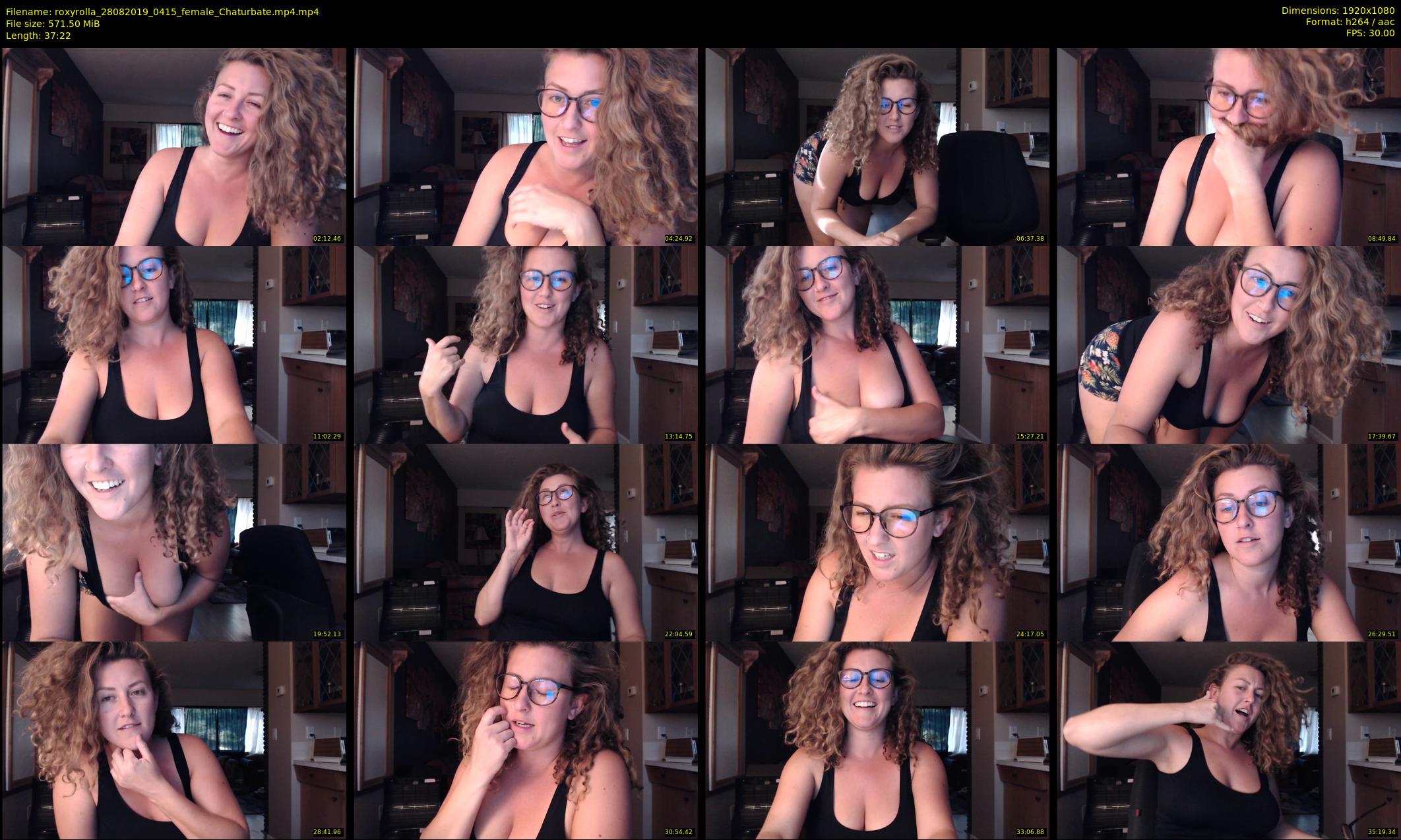 roxyrolla — 38 minute Chaturbate female cam show recording, 1080p, Aug 28, 2019