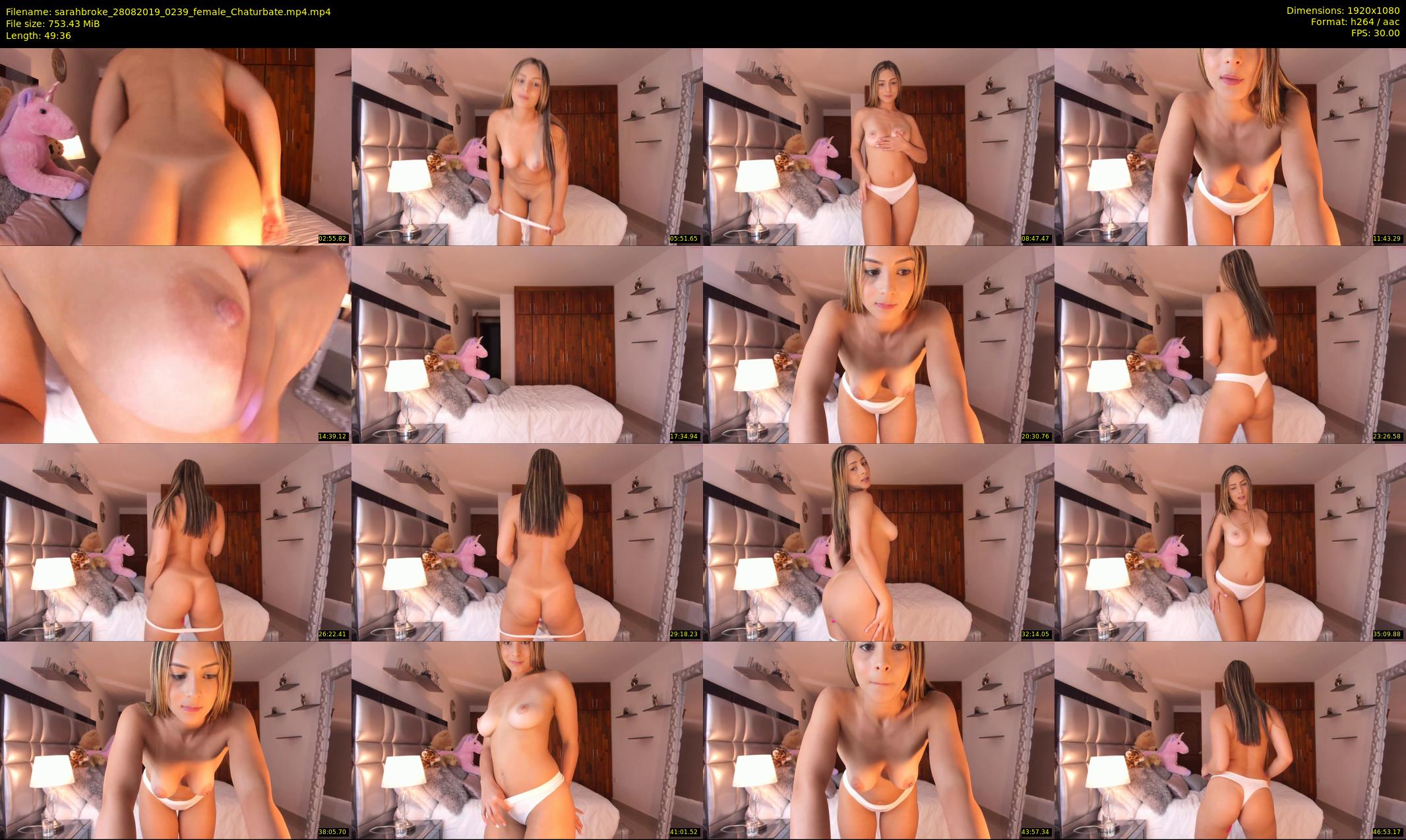 sarahbroke — 50 minute Chaturbate female cam show recording, 1080p, Aug 28, 2019