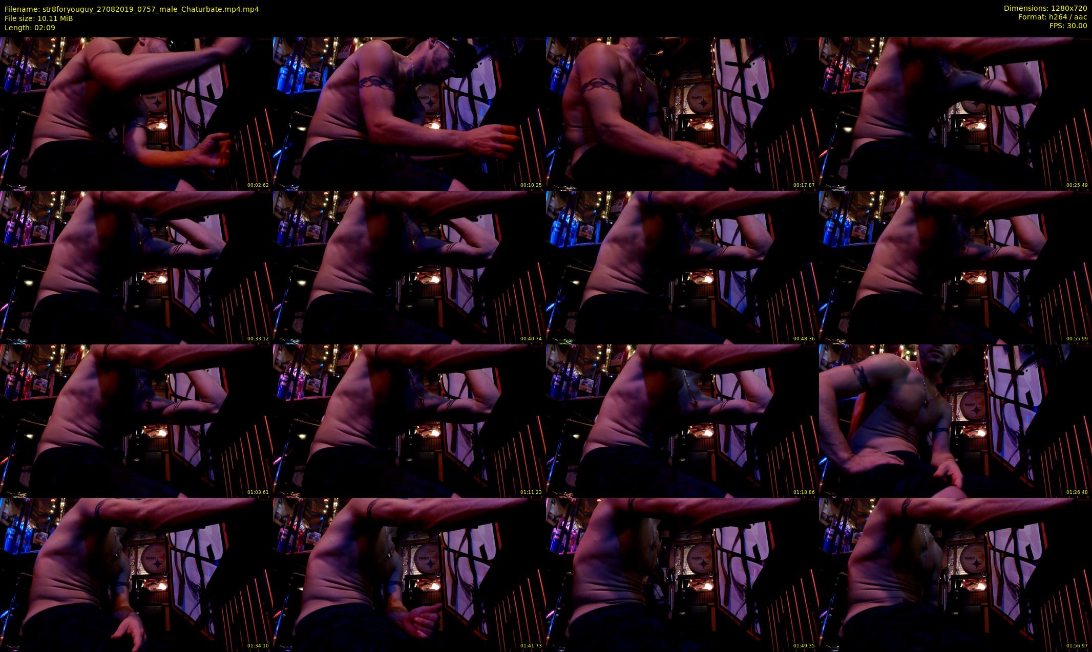 str8foryouguy — 3 minute Chaturbate male cam show recording, 720p, Aug 27, 2019