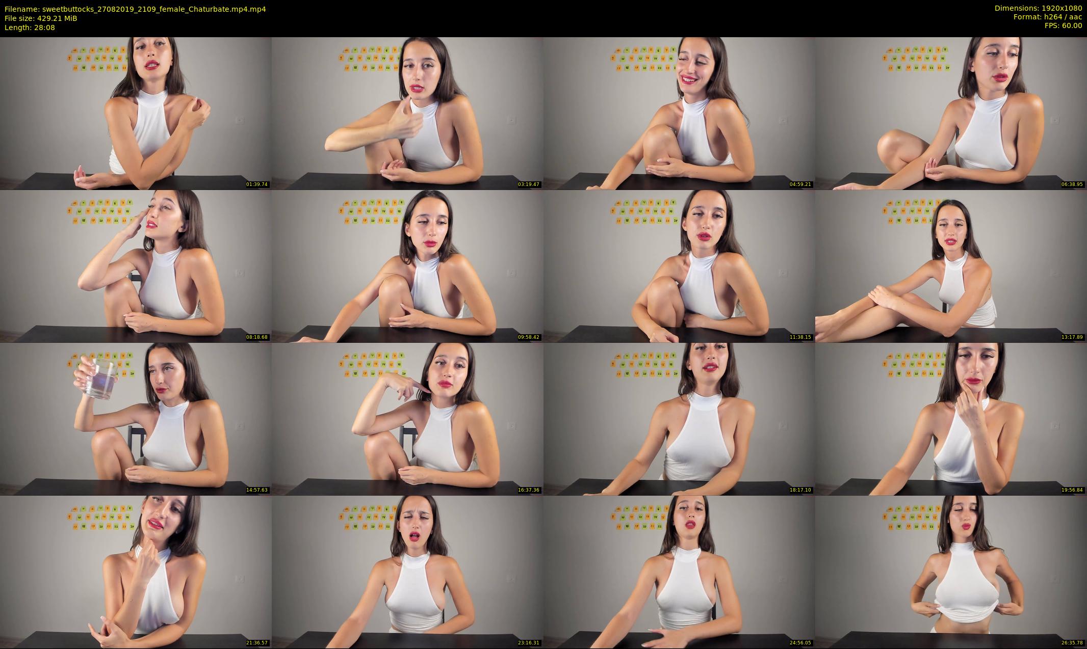 sweetbuttocks — 29 minute Chaturbate female cam show recording, 1080p, Aug 27, 2019