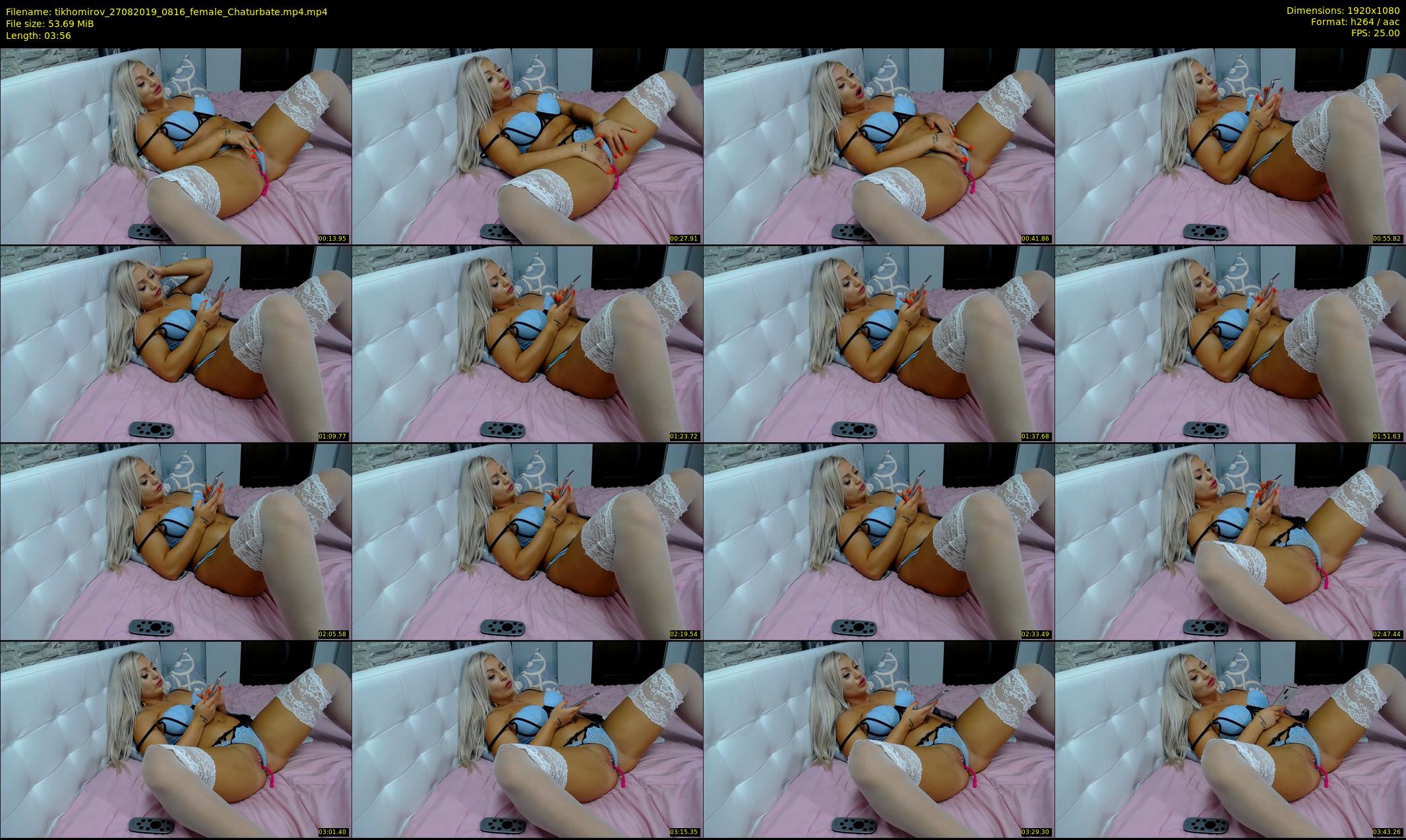 tikhomirov — 4 minute Chaturbate female cam show recording, 1080p, Aug 27, 2019
