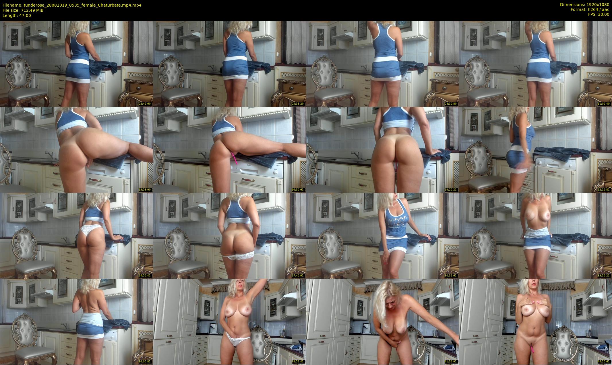 tunderose — 47 minute Chaturbate female cam show recording, 1080p, Aug 28, 2019