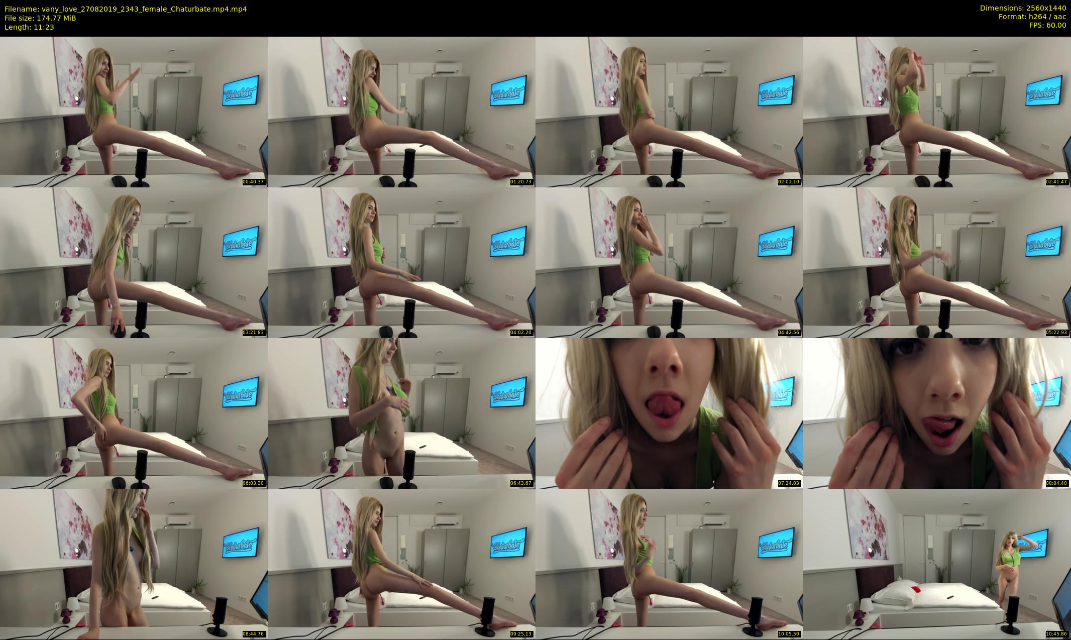 vany_love — 12 minute Chaturbate female cam show recording, 1080p, Aug 27, 2019