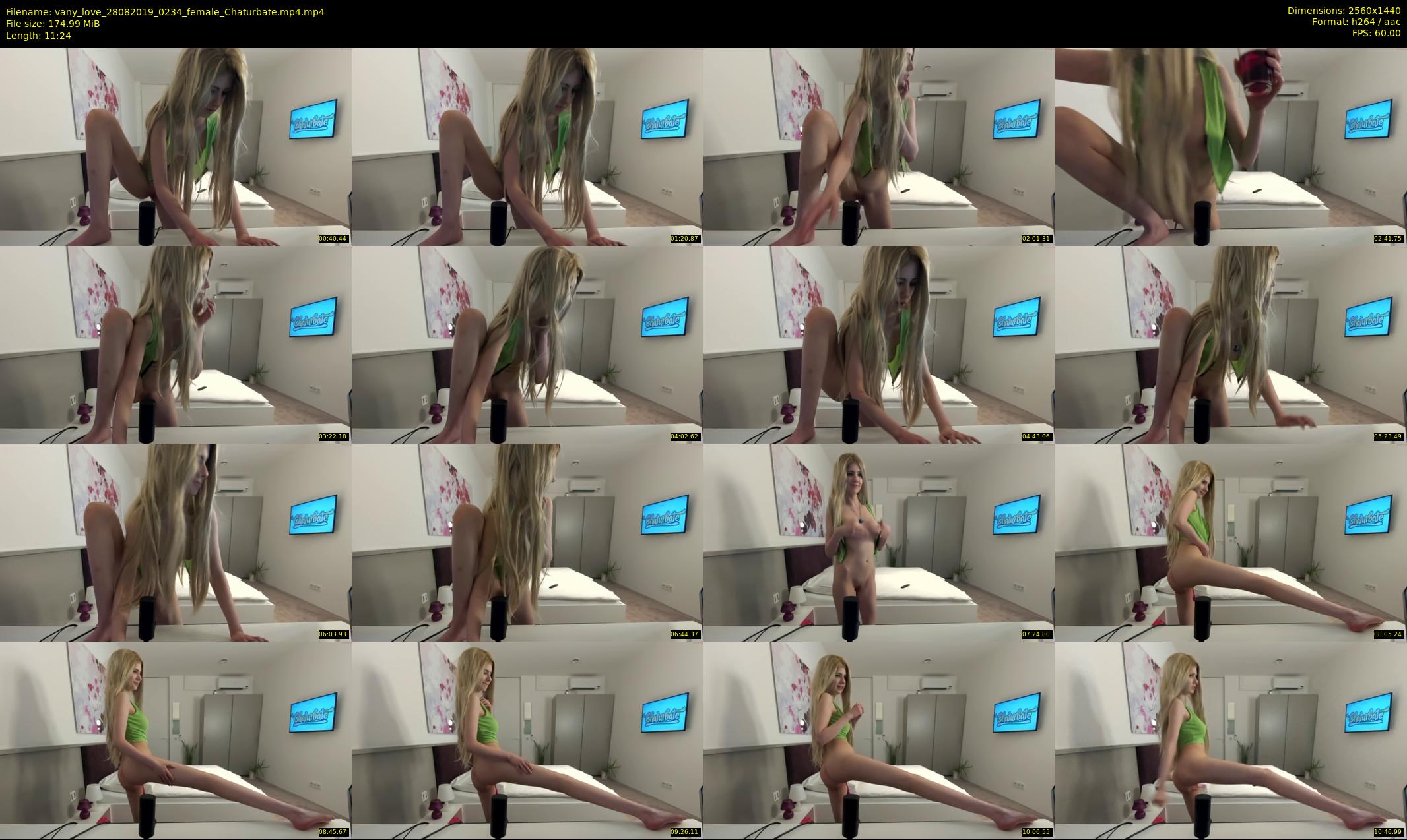 vany_love — 12 minute Chaturbate female cam show recording, 1080p, Aug 28, 2019