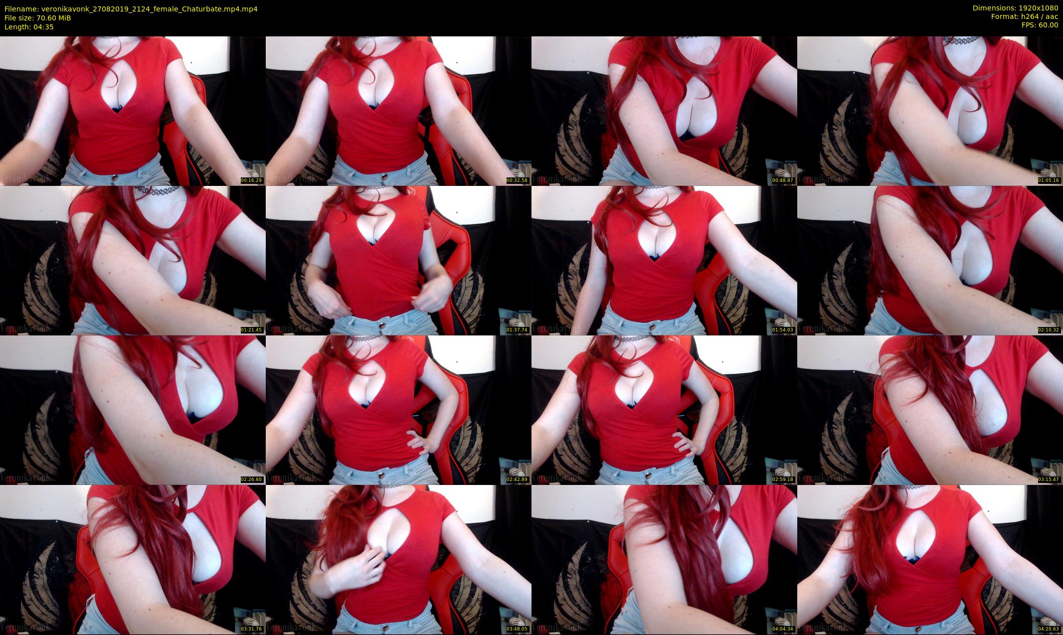 veronikavonk — 5 minute Chaturbate female cam show recording, 1080p, Aug 27, 2019