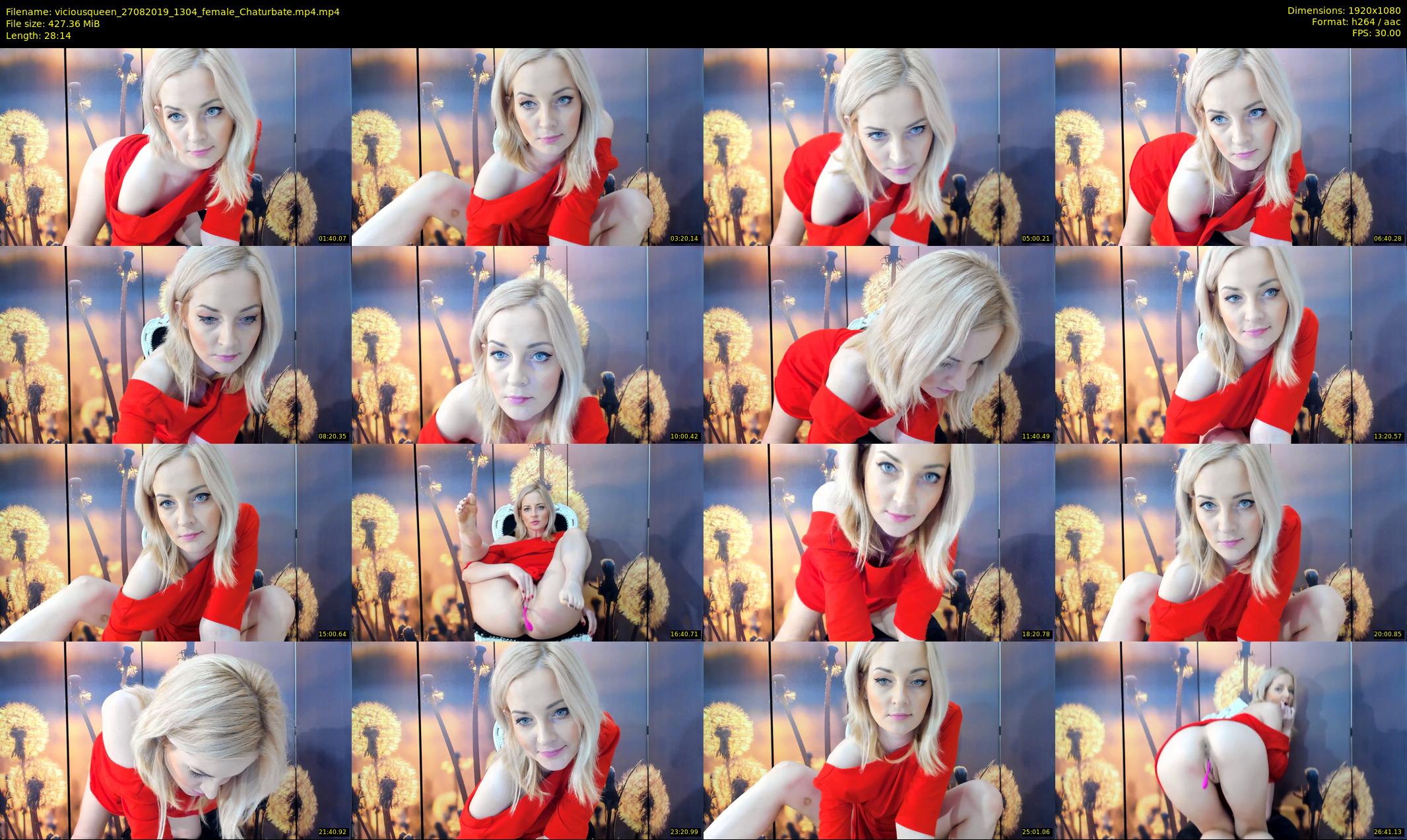 viciousqueen — 29 minute Chaturbate female cam show recording, 1080p, Aug 27, 2019