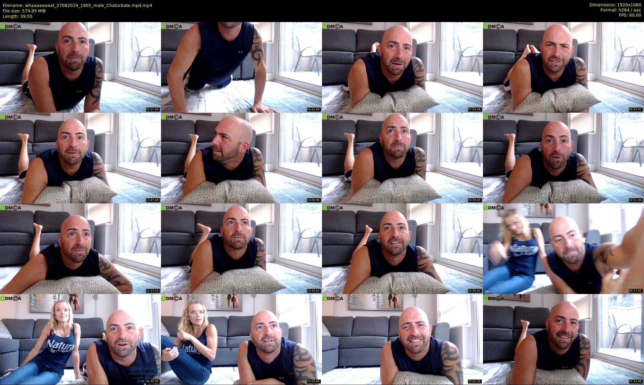 whaaaaaaaat — 40 minute Chaturbate couple cam show recording, 1080p, Aug 27, 2019