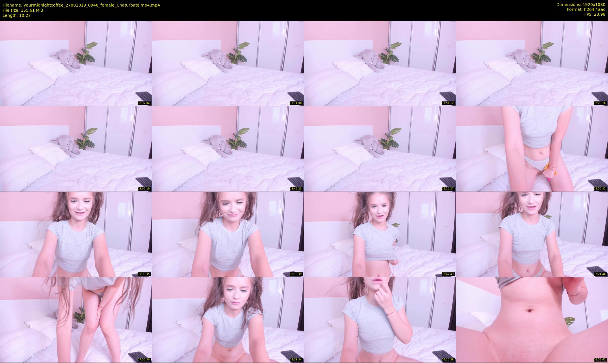 yourmidnightcoffee — 11 minute Chaturbate female cam show recording, 1080p, Aug 27, 2019