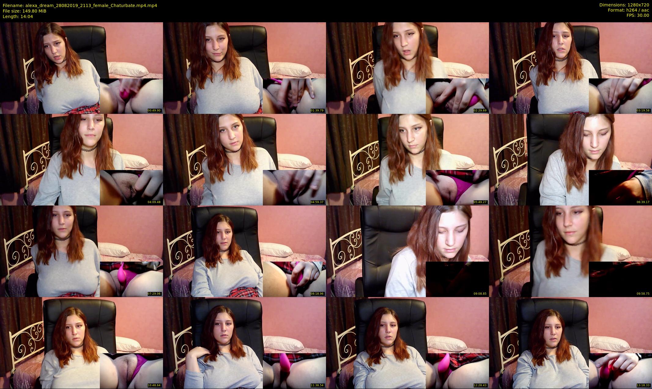 alexa_dream — 15 minute Chaturbate female cam show recording, 720p, Aug 28, 2019