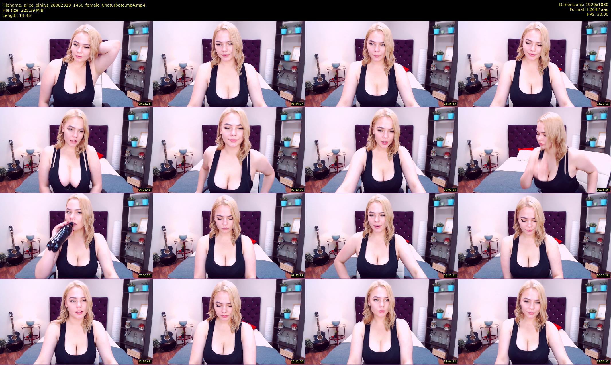 alice_pinkys — 15 minute Chaturbate female cam show recording, 1080p, Aug 28, 2019