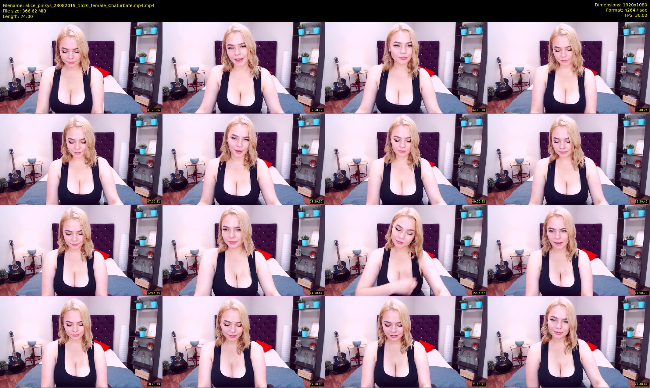 alice_pinkys — 24 minute Chaturbate female cam show recording, 1080p, Aug 28, 2019